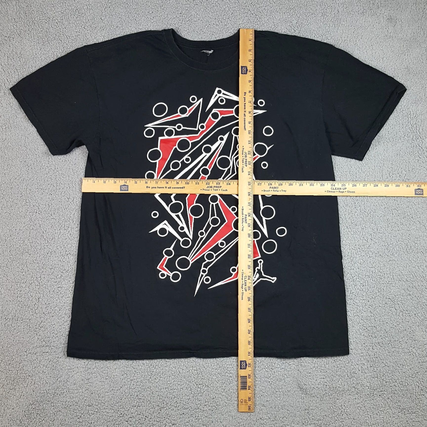 Nike VINTAGE Nike Air Jordan Retro Art Basketball T-Shirt Men's 2XL Black Cotton 90s 00s Sports Retro Y2K Size US XXL / EU 58 / 5 - 6 Thumbnail