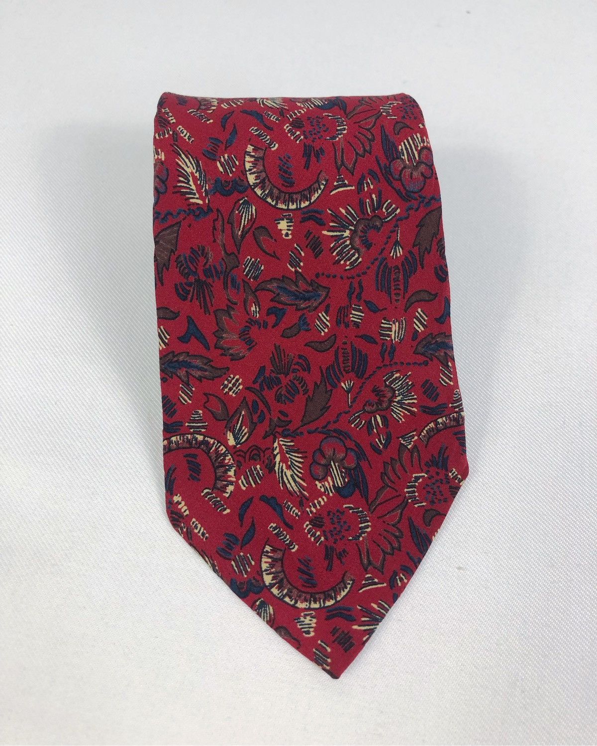 Christian Dior Monsieur Rare Vintage Christian Dior Monseiur Abstract Silk Tie Size ONE SIZE - 1 Thumbnail