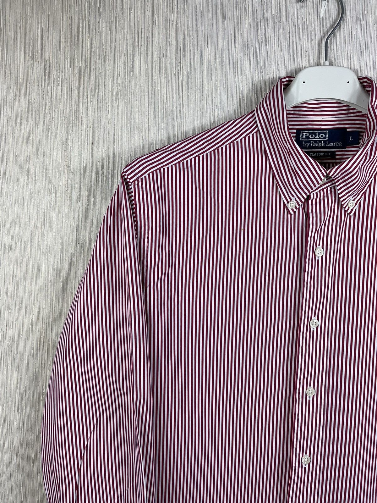 Polo Ralph Lauren × Ralph Lauren × Vintage Vintage Polo Ralph Lauren 90s striped shirt chest small logo Size US L / EU 52-54 / 3 - 4 Thumbnail