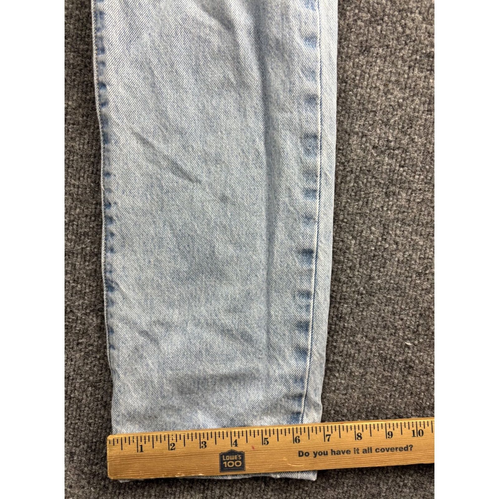 Levi's Levi's 501 Jeans Mens 28x30 Light Wash Distressed Button Fly Denim High Rise Size US 28 / EU 44 - 6 Thumbnail