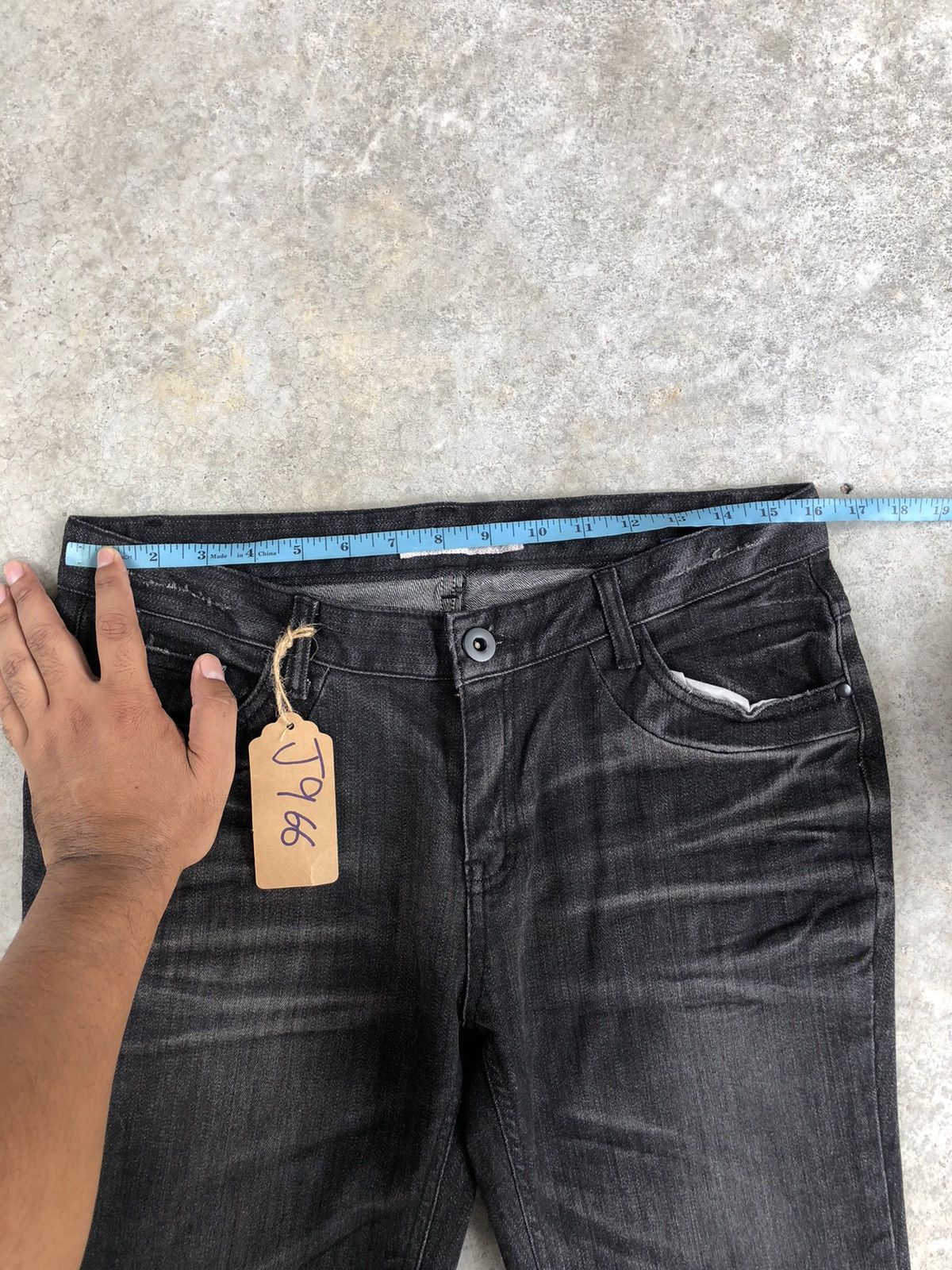 If Six Was Nine Japanese Zero Flared Jeans Distressed Jeans Size US 31 - 17 Thumbnail