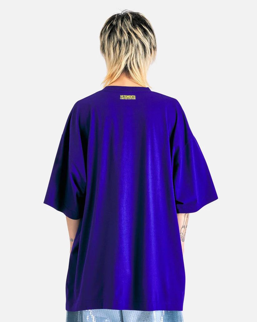 Vetements o1s1v1r1oon0925 Believe In Yourself T-Shirt in Royal Blue Size US XS / EU 42 / 0 - 2 Thumbnail
