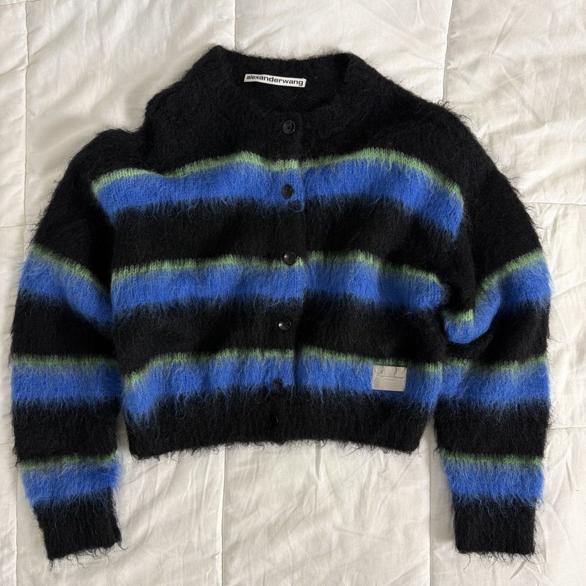 Alexander Wang Alexander Wang Brushed Mohair knit sweater Size L / US 10 / IT 46 - 2 Thumbnail