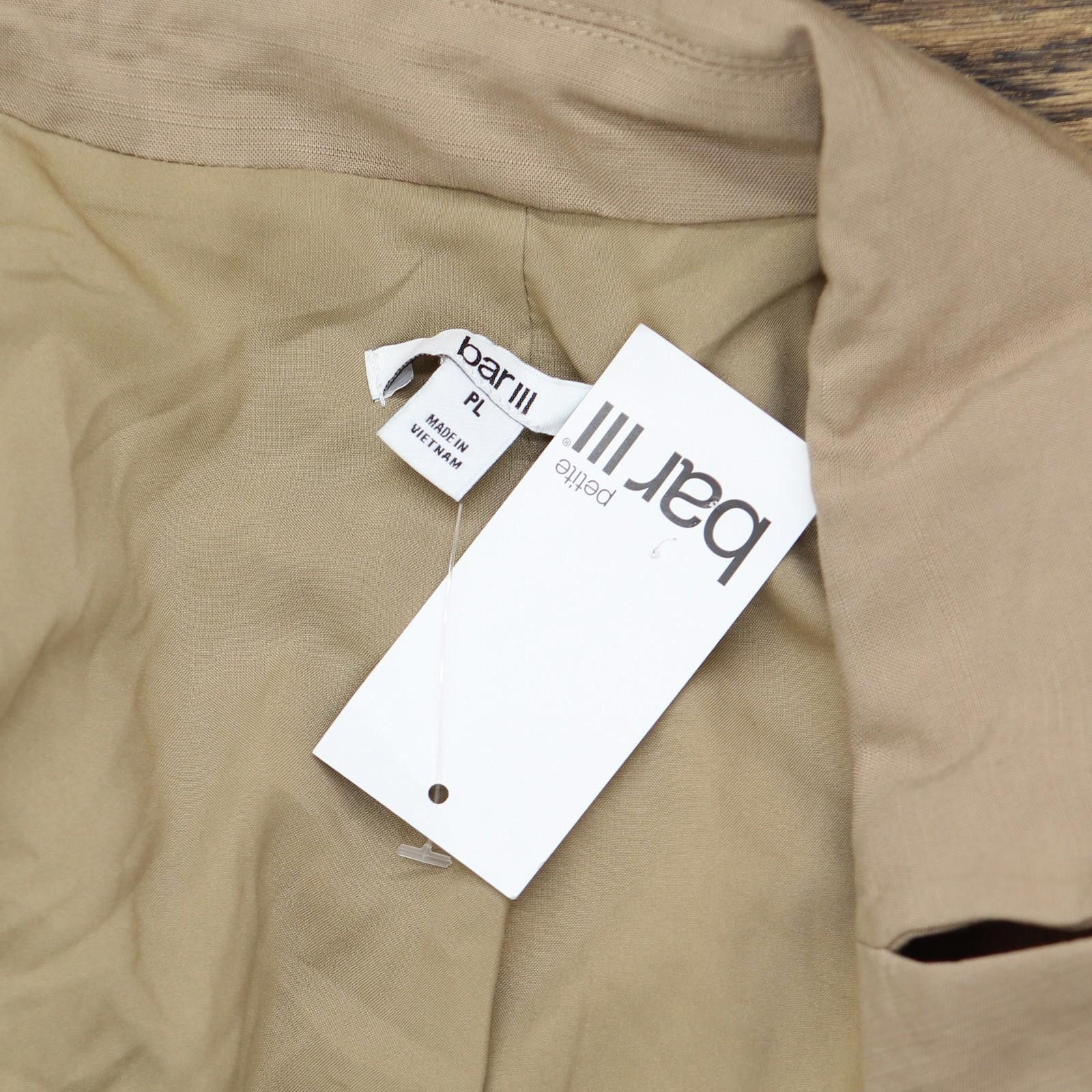 Bar III Nwt Bar Iii Long Vest 100188618pt Warm Ginger Brown Pl Size L / US 10 / IT 46 - 3 Thumbnail