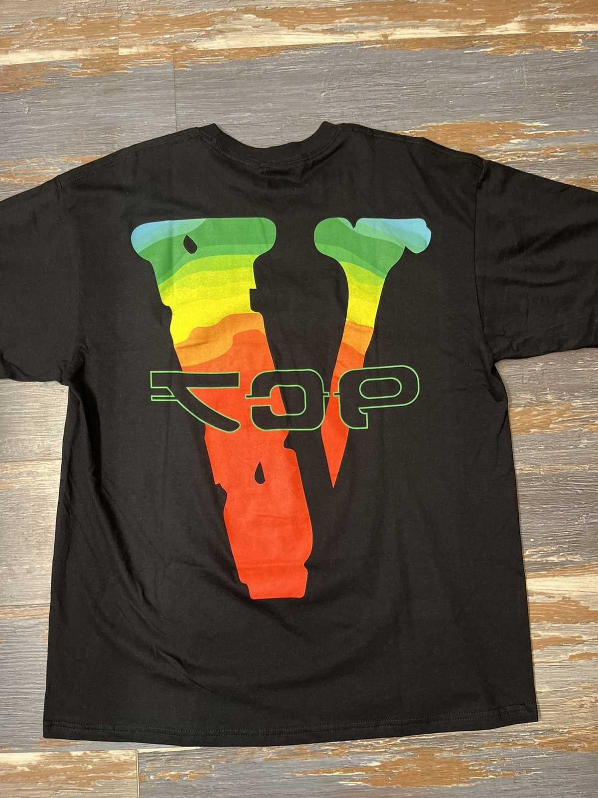 image of Nba Youndboy Vlone All In Tee in Black, Men's (Size XL)