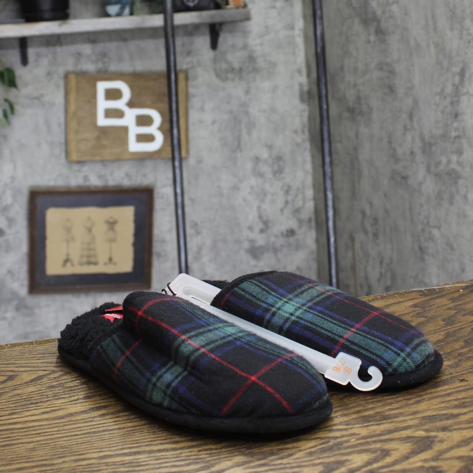 Wonderlooper Nwt Wondershop Scuff Slippers 91651288 Navy Blue S (7-8) Size US 9 / EU 42 - 1 Thumbnail