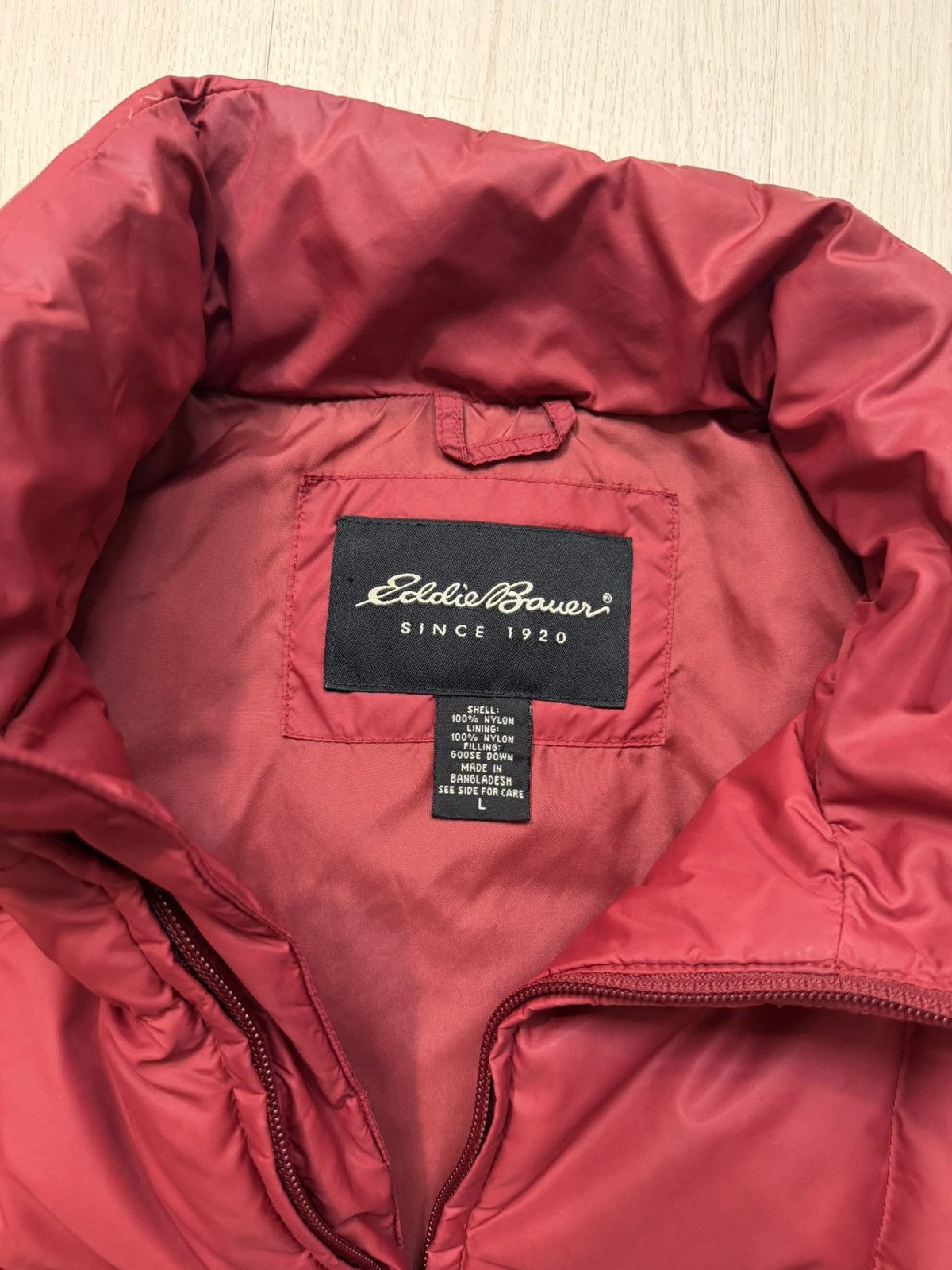 Eddie Bauer Eddie Bauer Red Down Puffer Vest Size US L / EU 52-54 / 3 - 4 Thumbnail