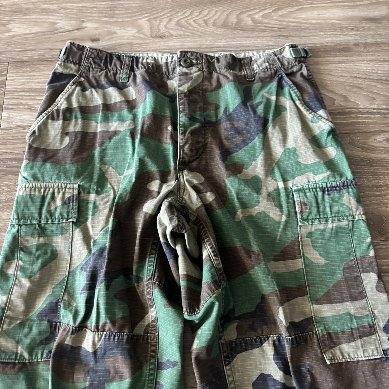 Vintage Crazy Vintage Y2K/2000s Military Camo Streetwear Cargo Pants! 31x29 Size US 31 - 5 Thumbnail
