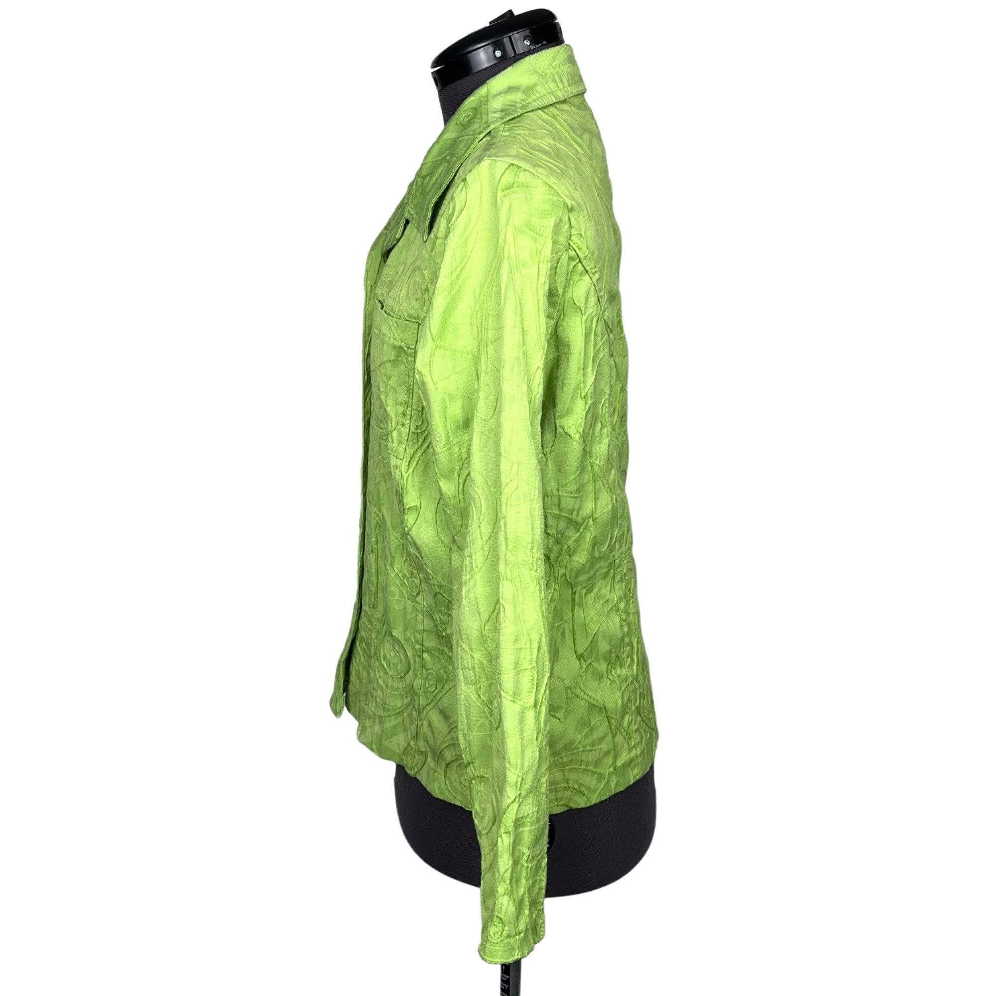 Other Keren Hart Women's Textured Button-Front Lightweight Jacket Size S / US 4 / IT 40 - 3 Thumbnail