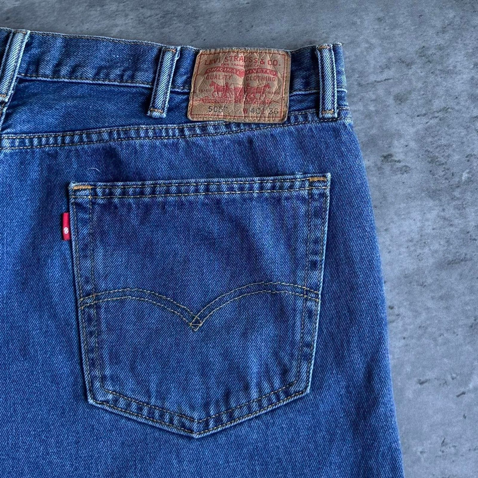 Levi's × Levi's Vintage Clothing × Vintage Vintage Y2K Levi’s 505 Baggy Grunge Opium Essential Jeans Size US 40 / EU 56 - 3 Thumbnail