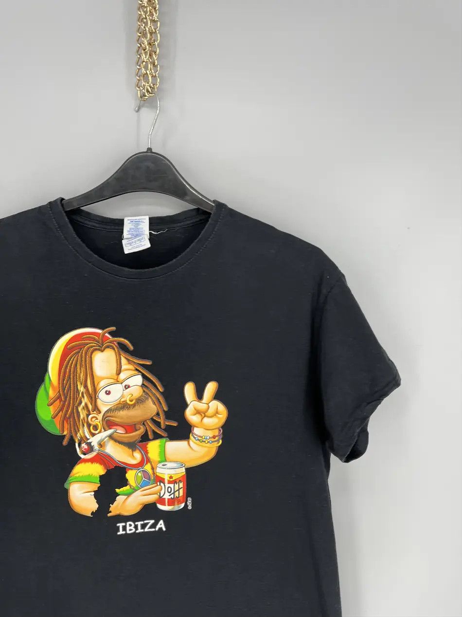 Bob Marley Vintage Y2K Homer Bob Marley The Simpsons T-Shirts Size US L / EU 52-54 / 3 - 9 Thumbnail