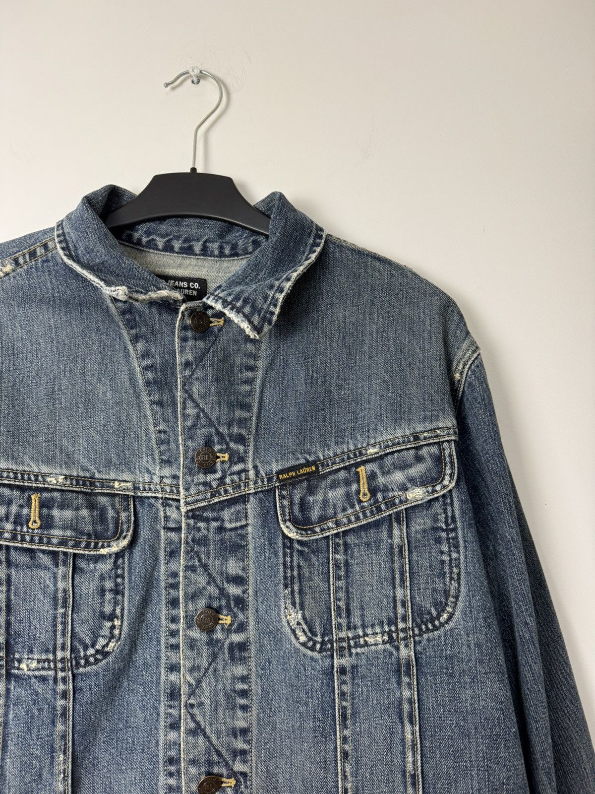 Polo Ralph Lauren Vintage Polo Ralph Lauren jeans co denim jacket streetwear Size US L / EU 52-54 / 3 - 5 Thumbnail