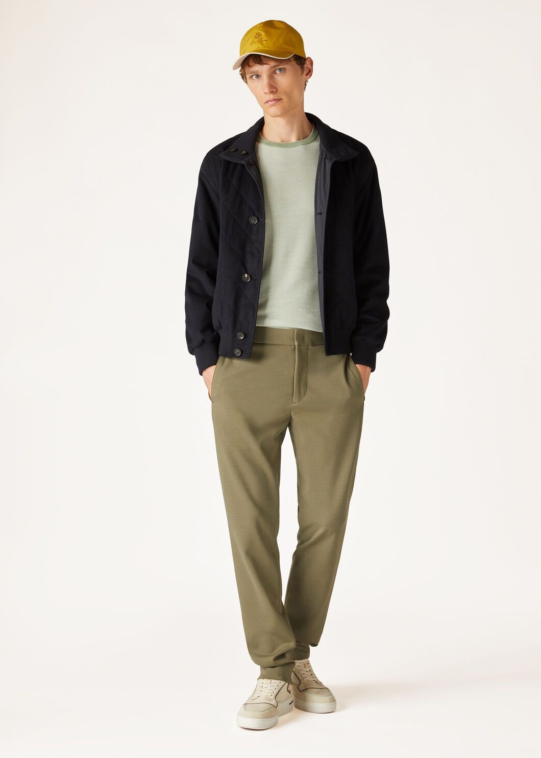 Loro Piana o1w1db10225 FAM7690 Bomber Jacket in Navy Blue Size US L / EU 52-54 / 3 - 5 Thumbnail