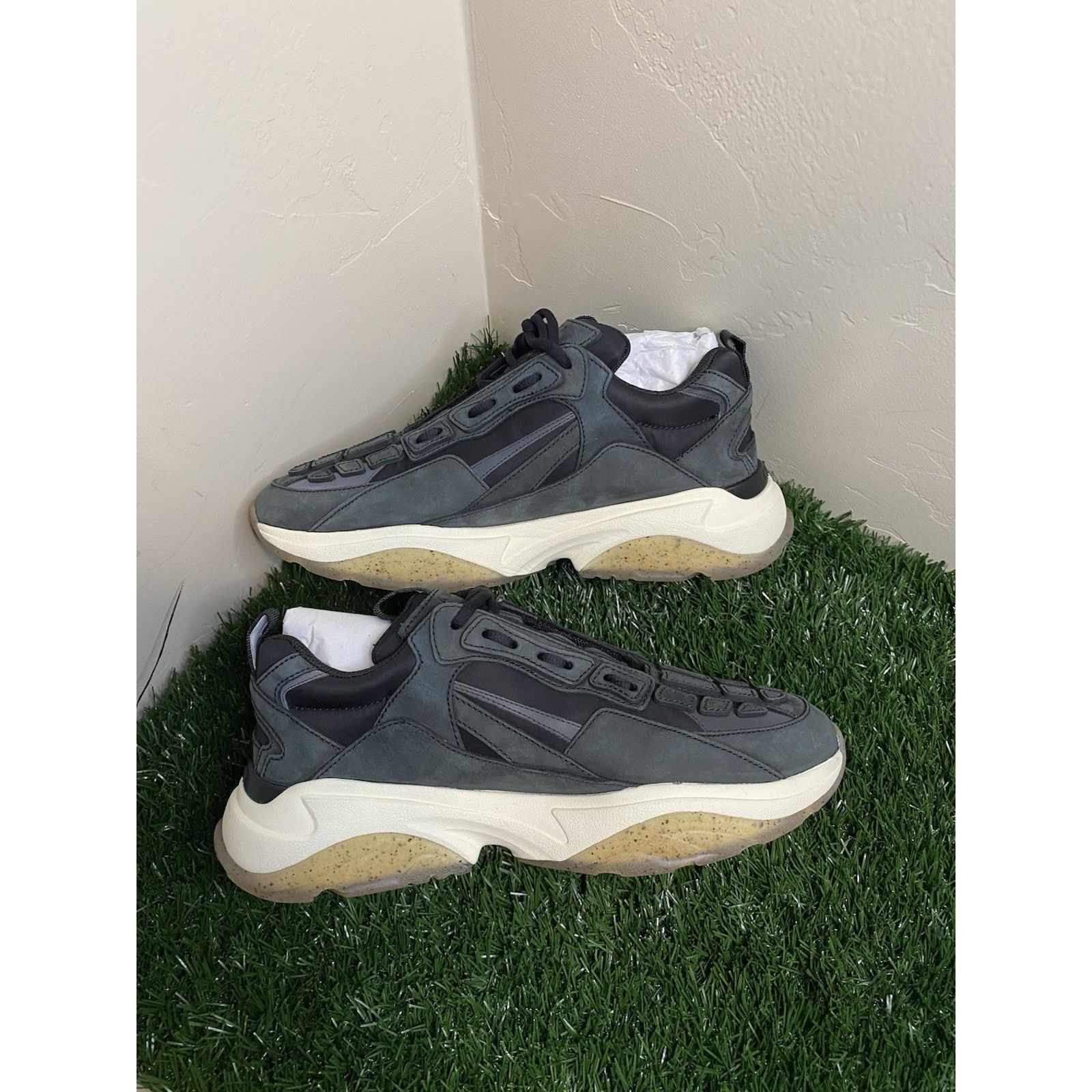 Amiri Amiri bone runner ‘black White Clear Sole’ | Size 8 | New Size US 8 / EU 41 - 3 Thumbnail