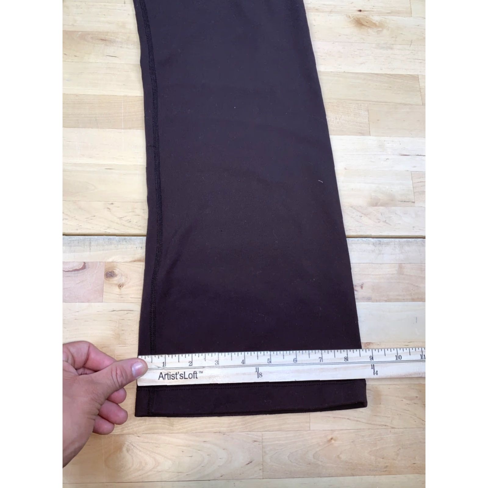 Prana prAna Leggings Womens M Brown Wide Leg Casual Activewear Stretch Size 32" / US 10 / IT 46 - 7 Thumbnail