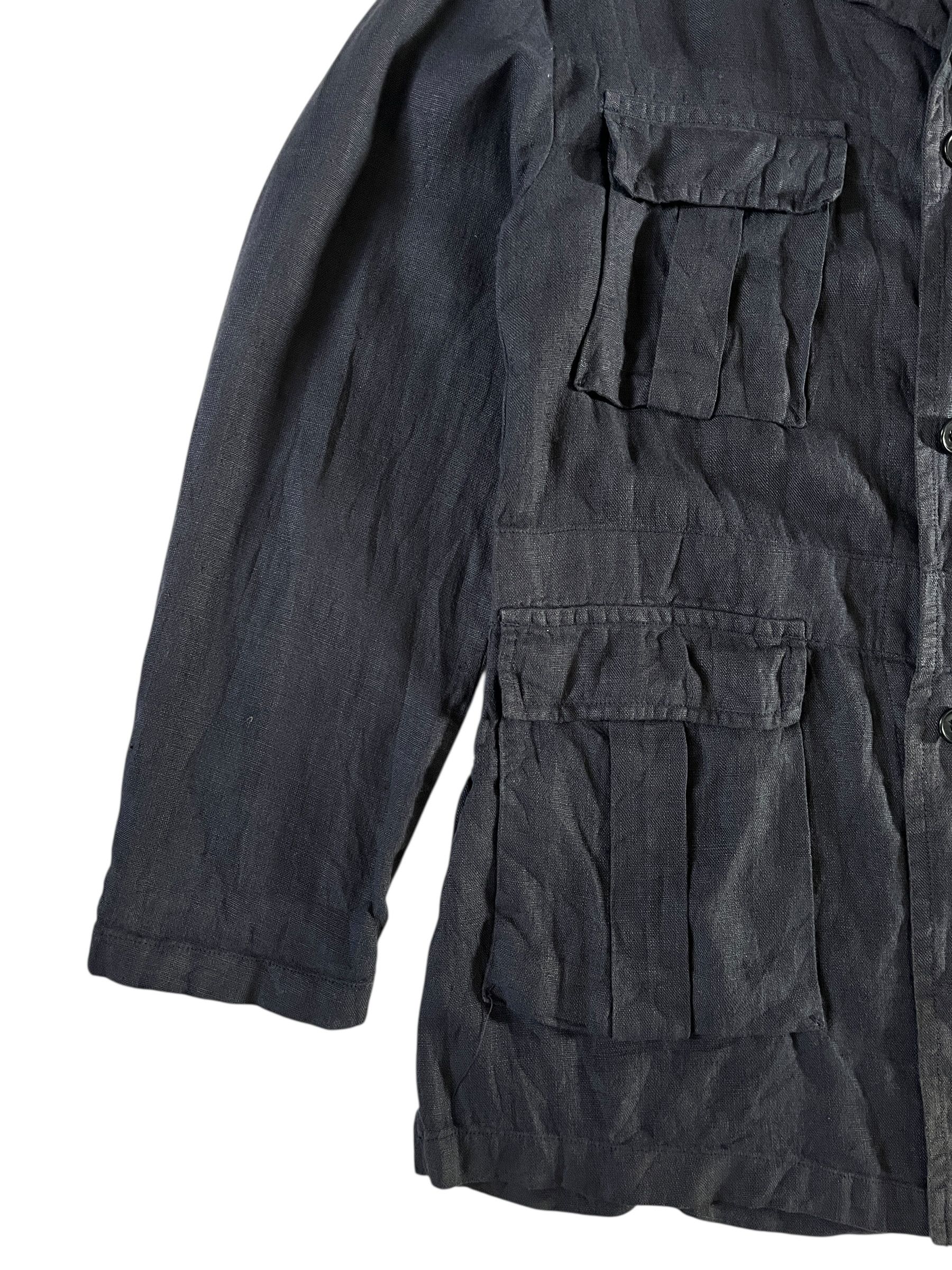 Henry Cotton's Henry Cotton’s Made in Italy Utility Navy Linen Jacket Size US S / EU 44-46 / 1 - 4 Thumbnail