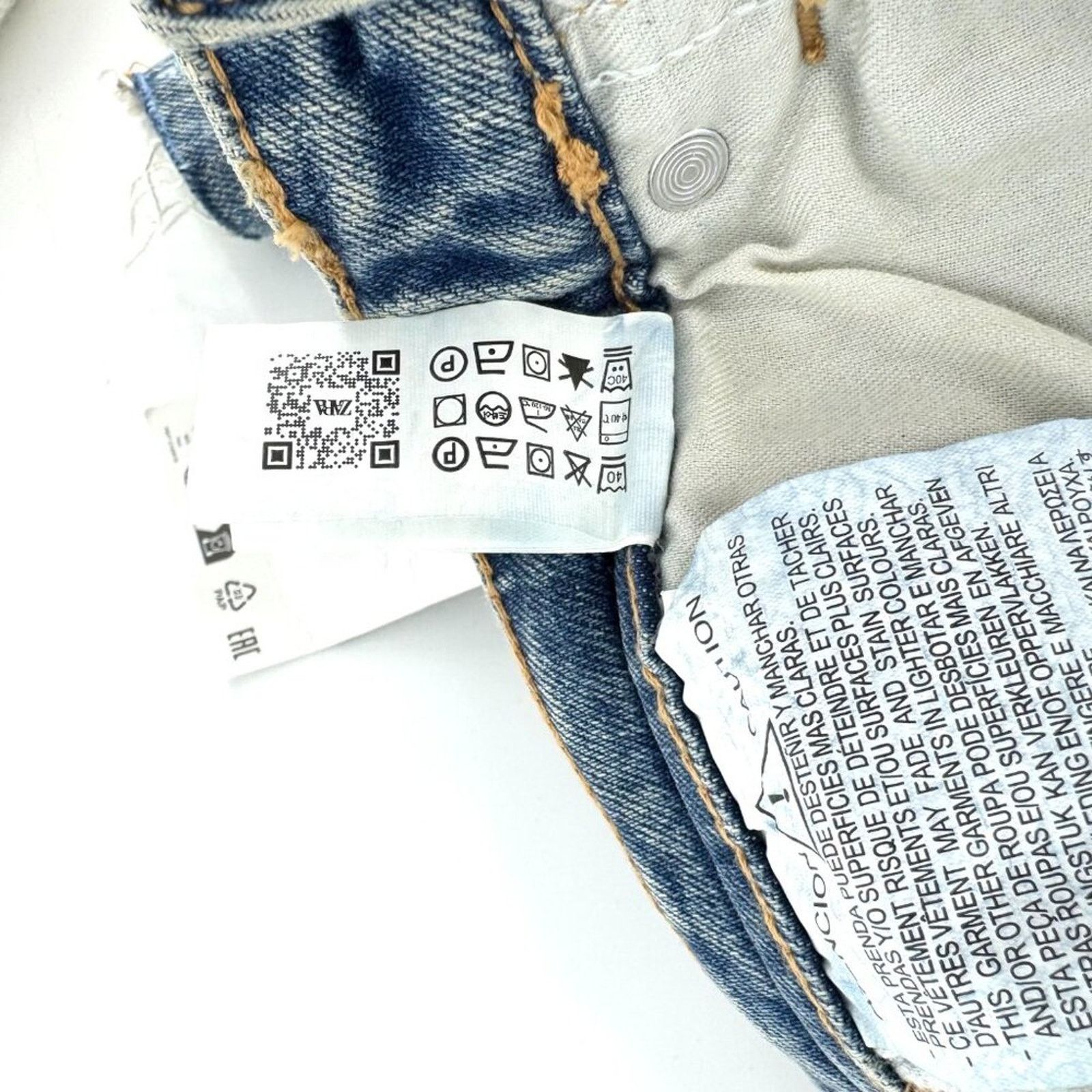 Zara Zara High Rise Cropped Flare Denim Jeans Size 6 NWT Size 28" / US 6 / IT 42 - 9 Thumbnail