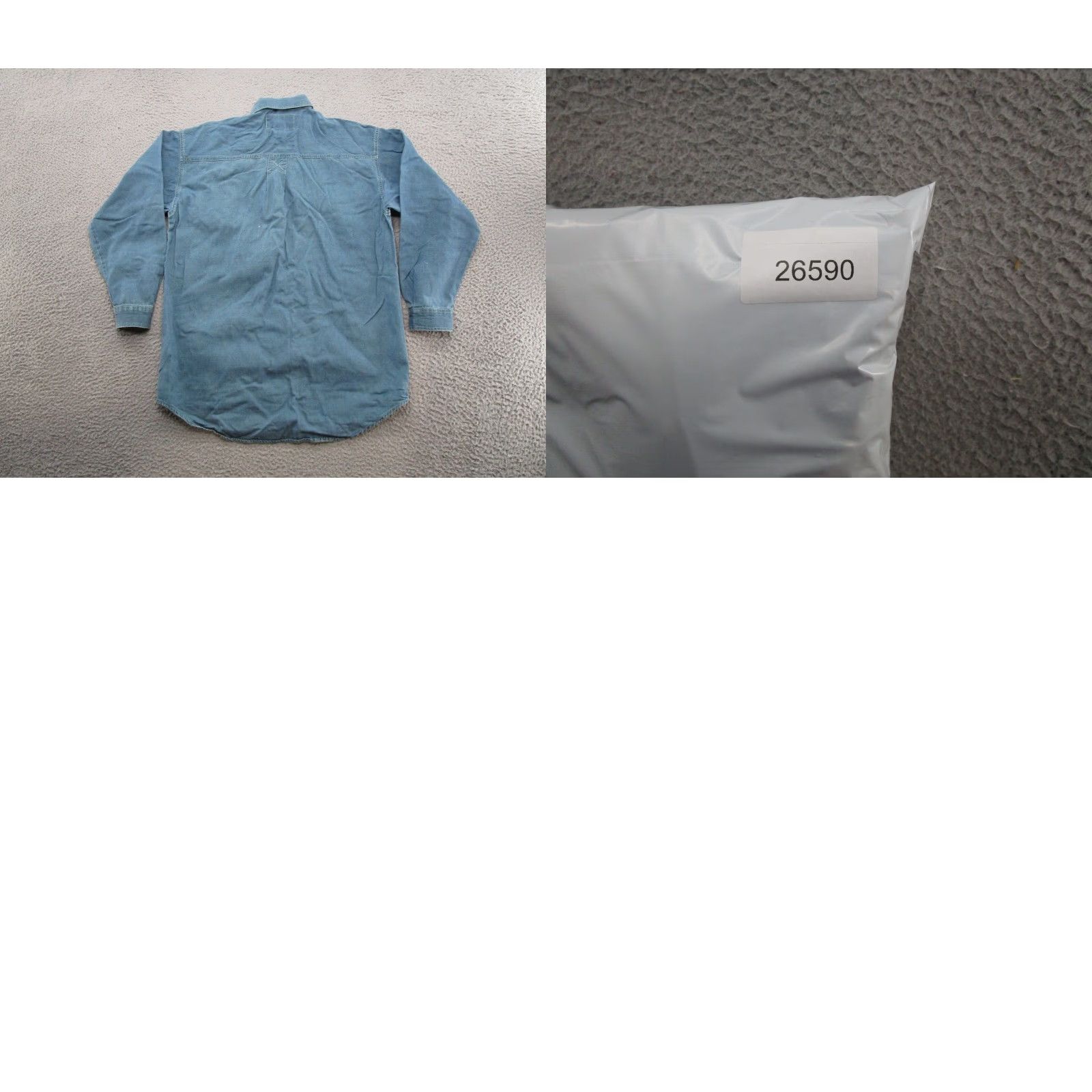 Denime VINTAGE Colter Denim Shirt Men’s M Blue 90's Western Button-Up Long Sleeve Casual Workwear Collared Size US M / EU 48-50 / 2 - 8 Thumbnail