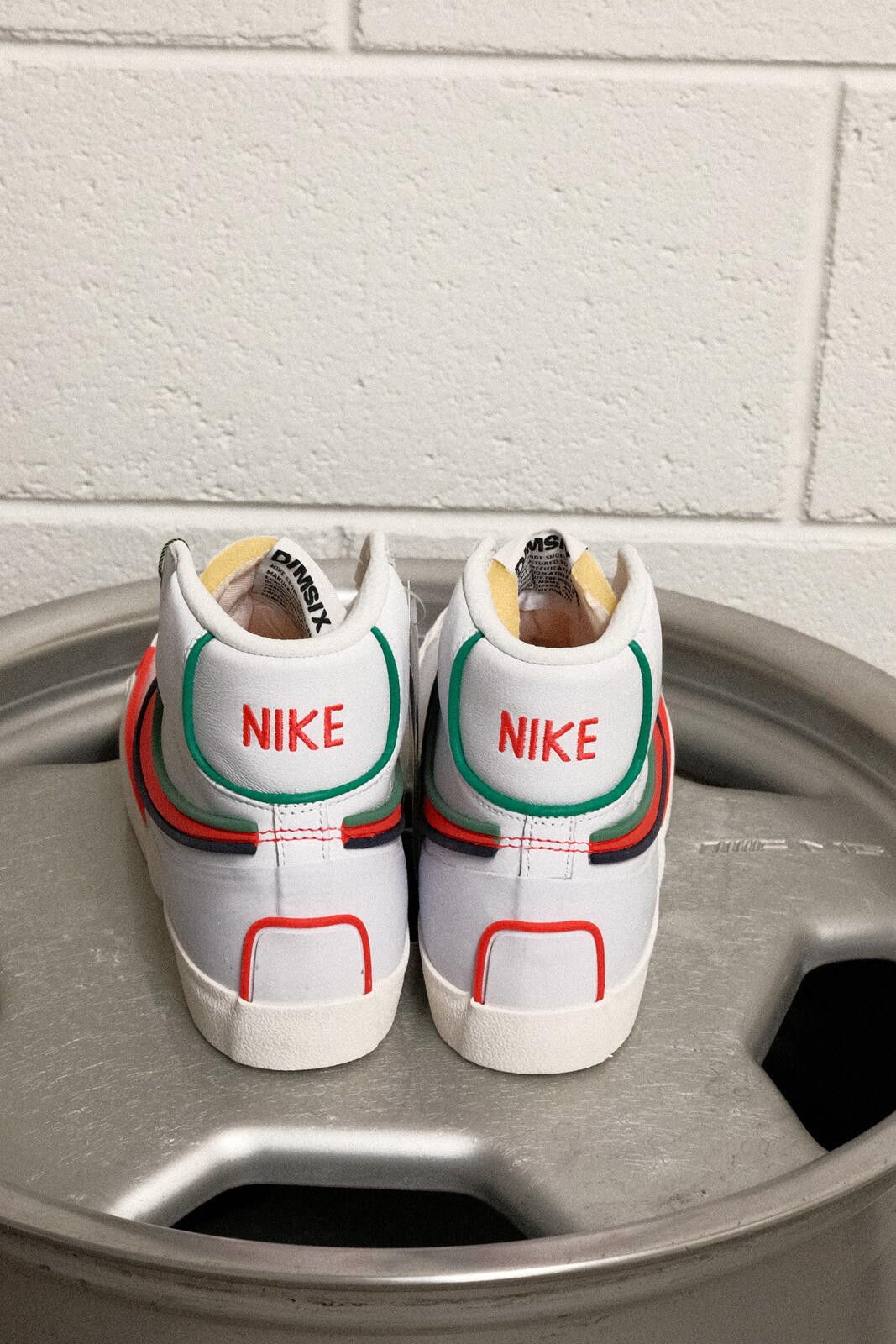 Nike Nike Blazer Mid '77 White/Red/Green Sneakers US 8.5 Size US 9 / EU 42 - 3 Thumbnail