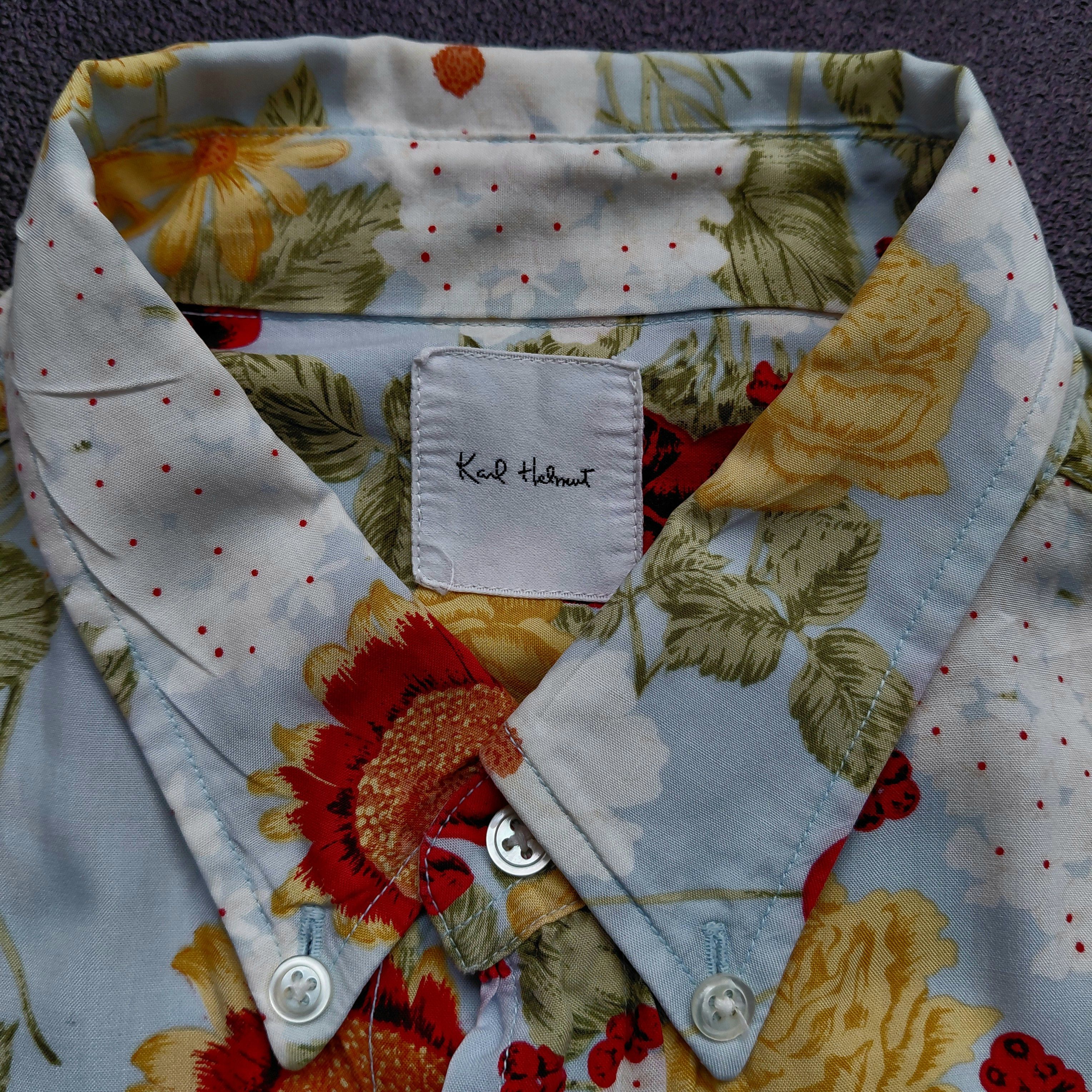 Karl Helmut Karl Helmut Flower Shirt Size US L / EU 52-54 / 3 - 3 Thumbnail