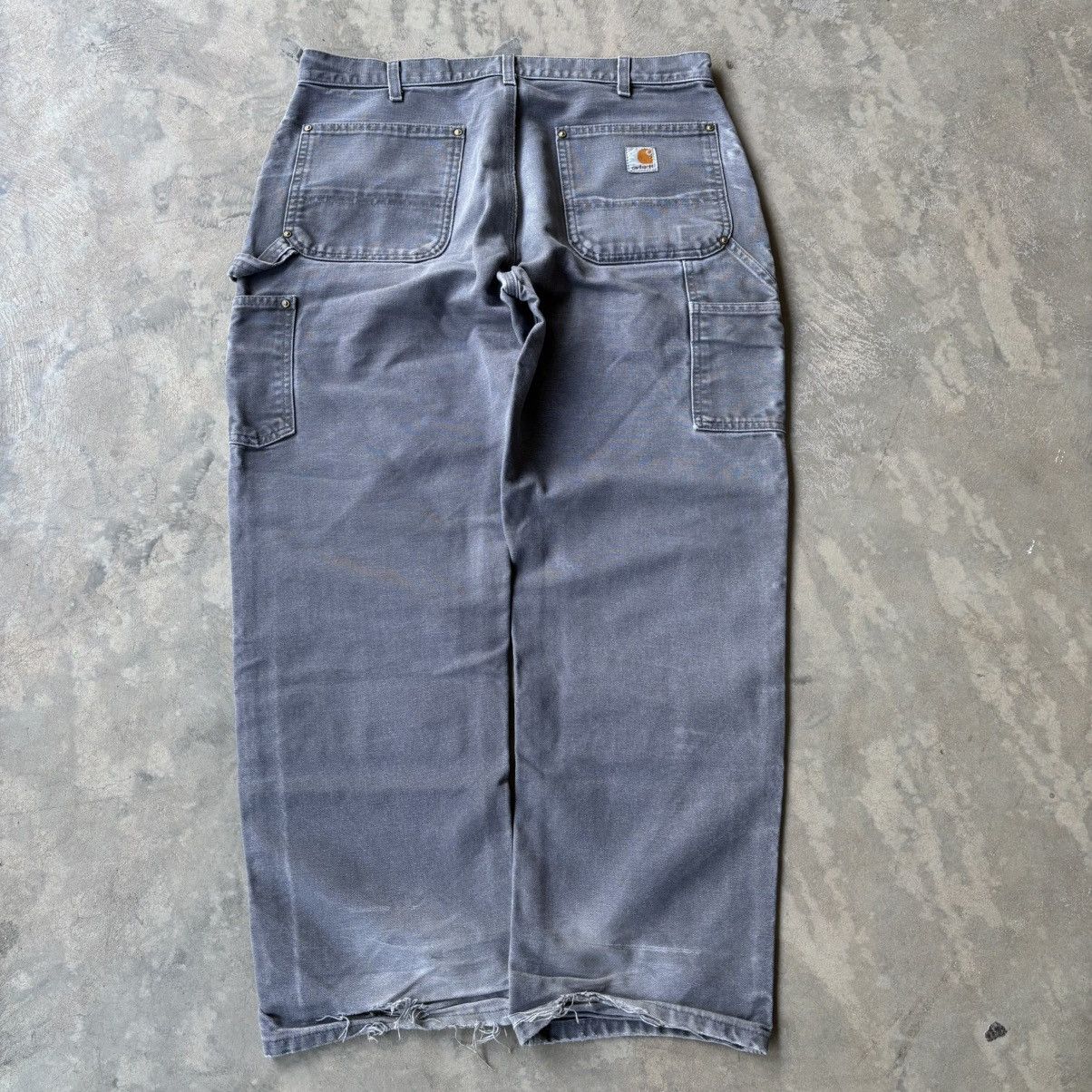 Carhartt double knee carhartt 90’s grey pant made in usa Size US 34 / EU 50 - 4 Thumbnail