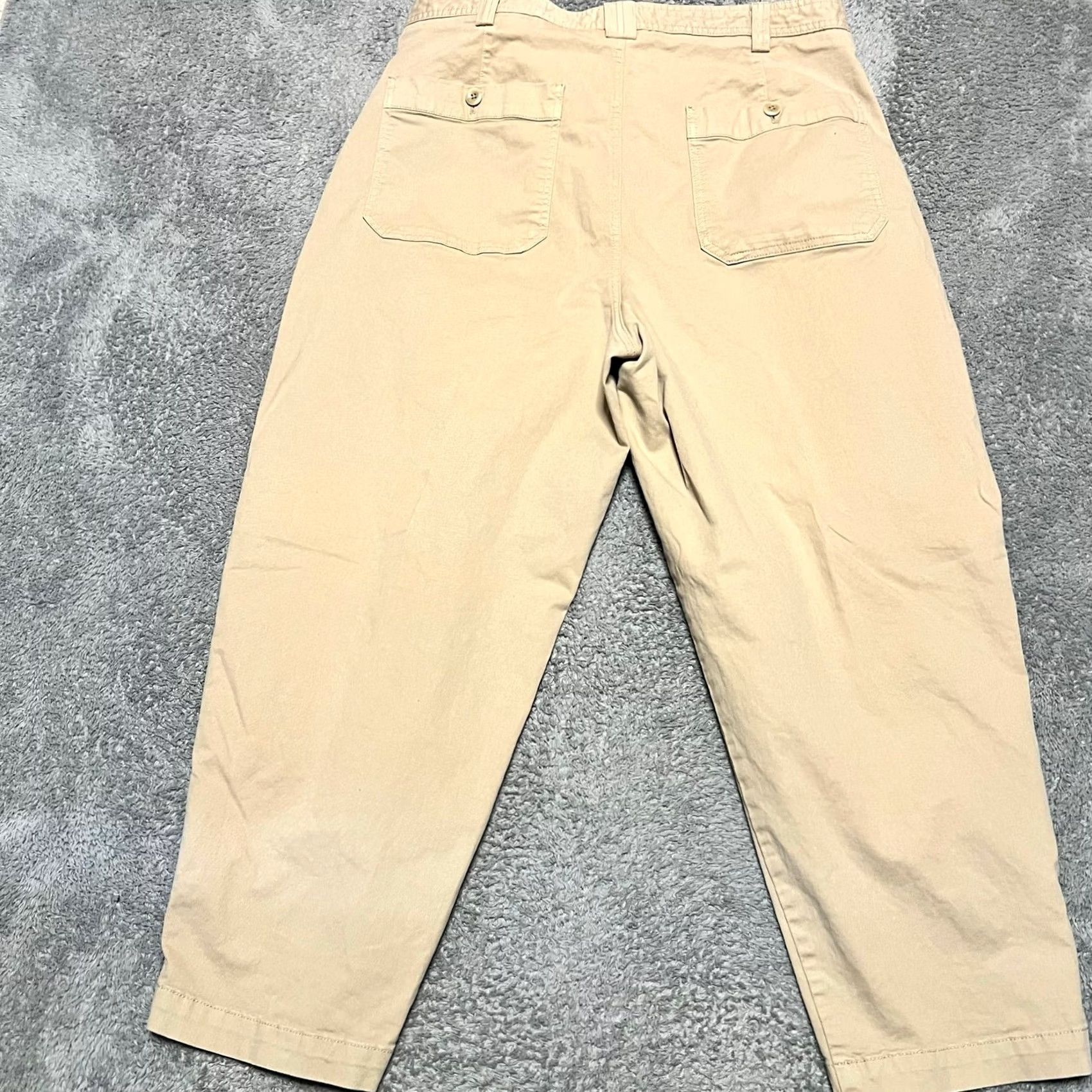Banana Republic Banana Republic Pants Womens 16 (38x25.5) Utility Barrel Tan Beige 802802 Size 38" / US 16 / IT 52 - 2 Thumbnail