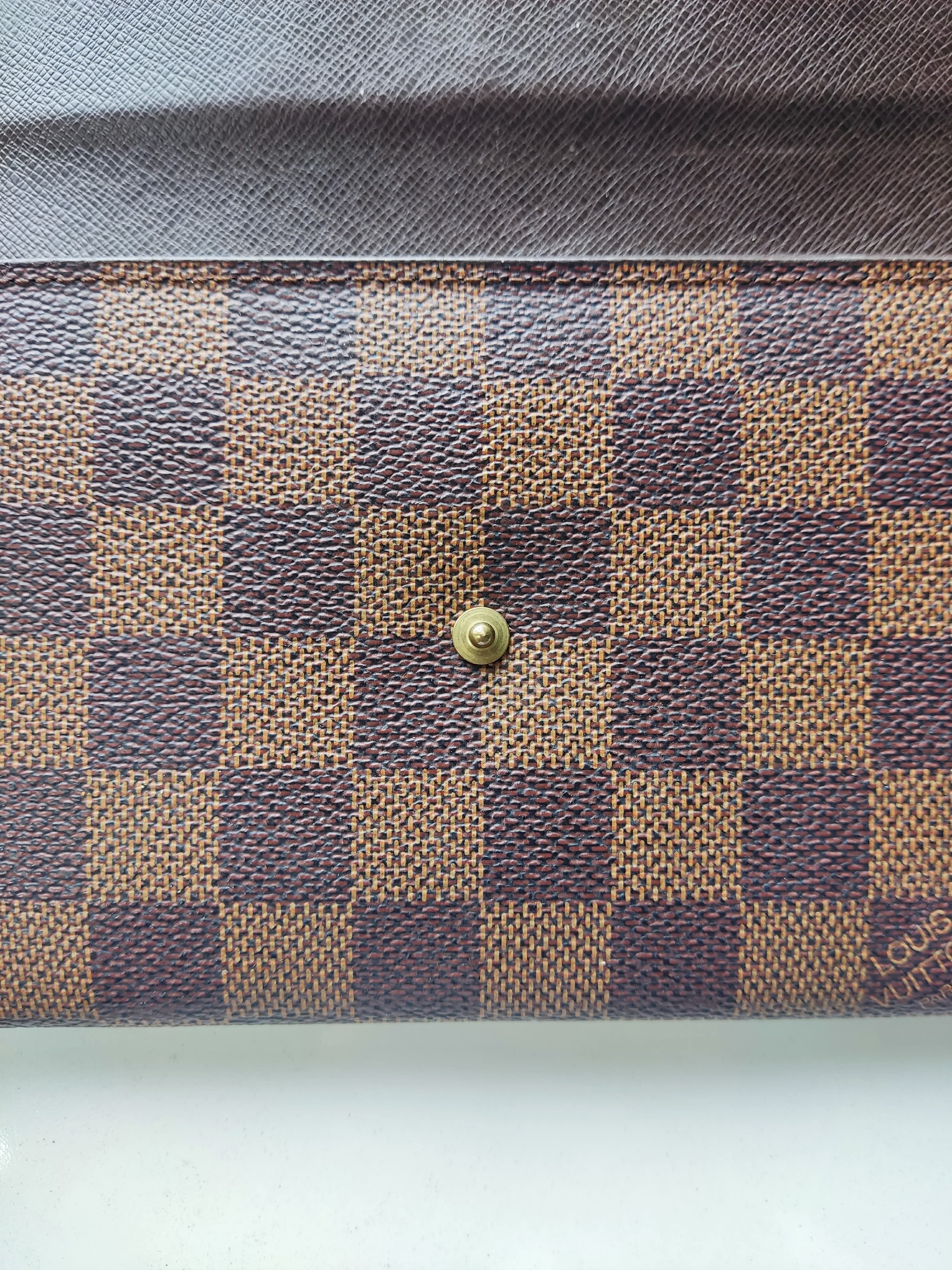 Louis Vuitton LOUIS VUITTON Limited Edition Damier Ebene Portefeuil Wallet Size ONE SIZE - 3 Thumbnail