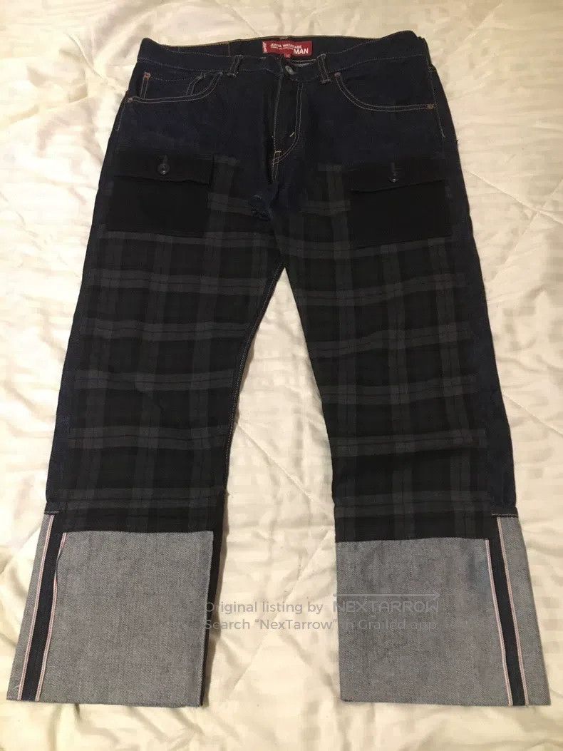 Comme des Garcons Comme Des Garcons size M Patchwork Slim Ankle Length Jeans Size 23" - 1 Thumbnail