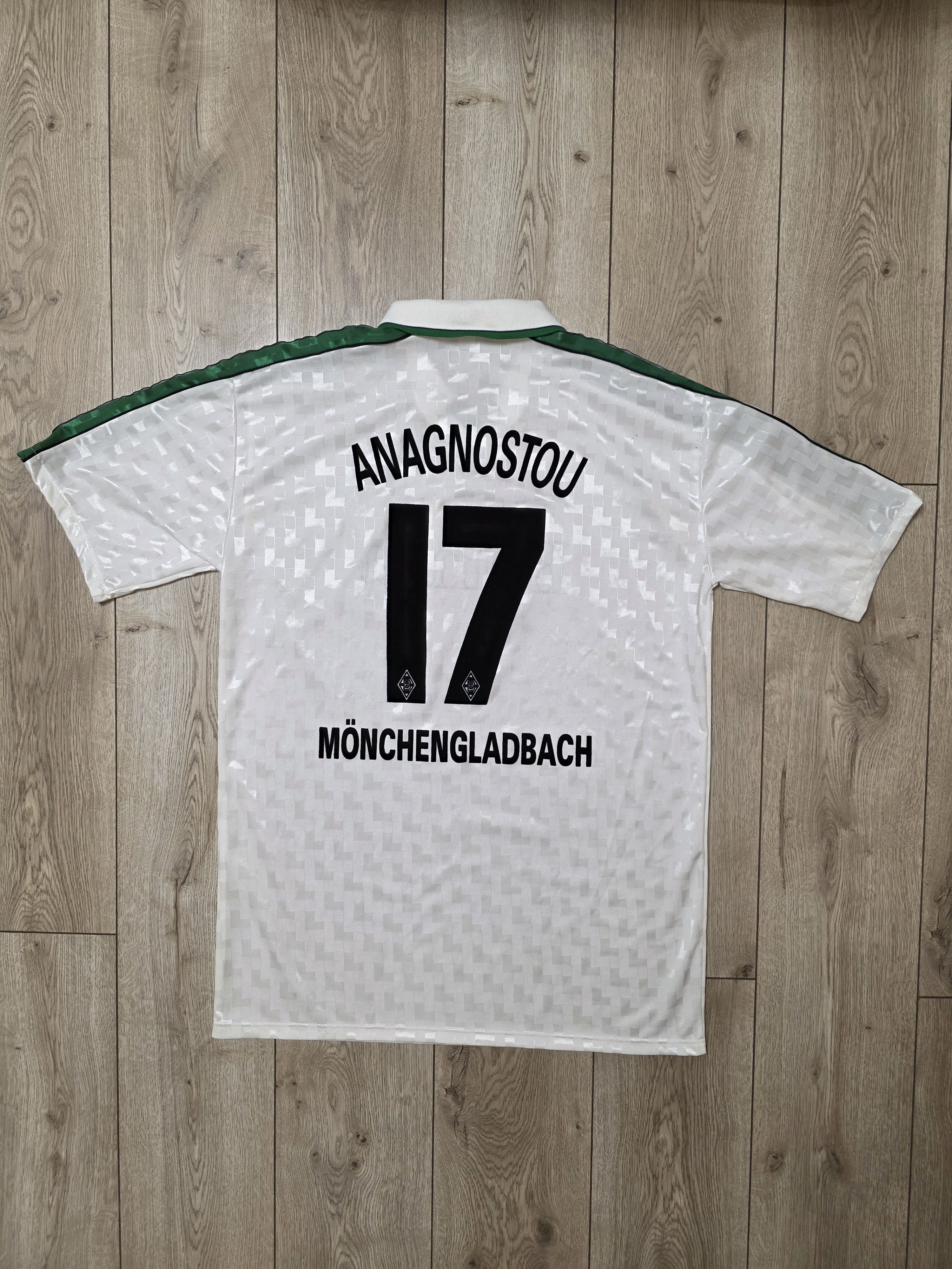 Vintage BORUSSIA MONCHENGLADBACH 1998 1999 MATCH WORN FOOTBALL Size US XL / EU 56 / 4 - 1 Thumbnail