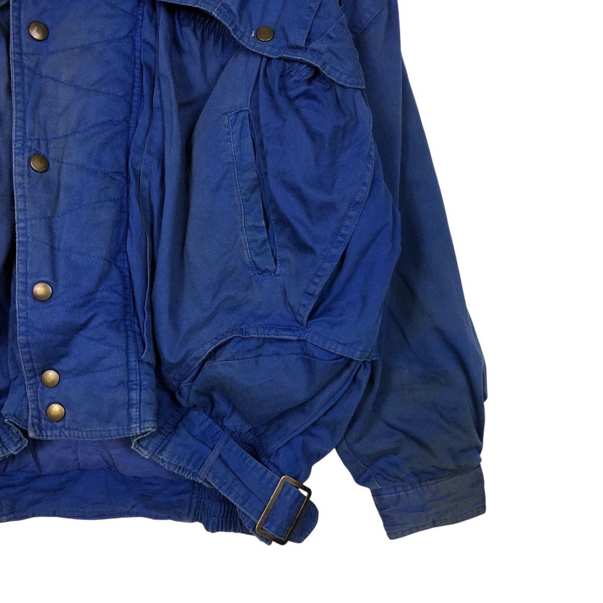 Japanese Brand × Vintage 📌Vintage Bomber Jacket MonteViso Bondage Design Issey Miyake Size US L / EU 52-54 / 3 - 6 Thumbnail