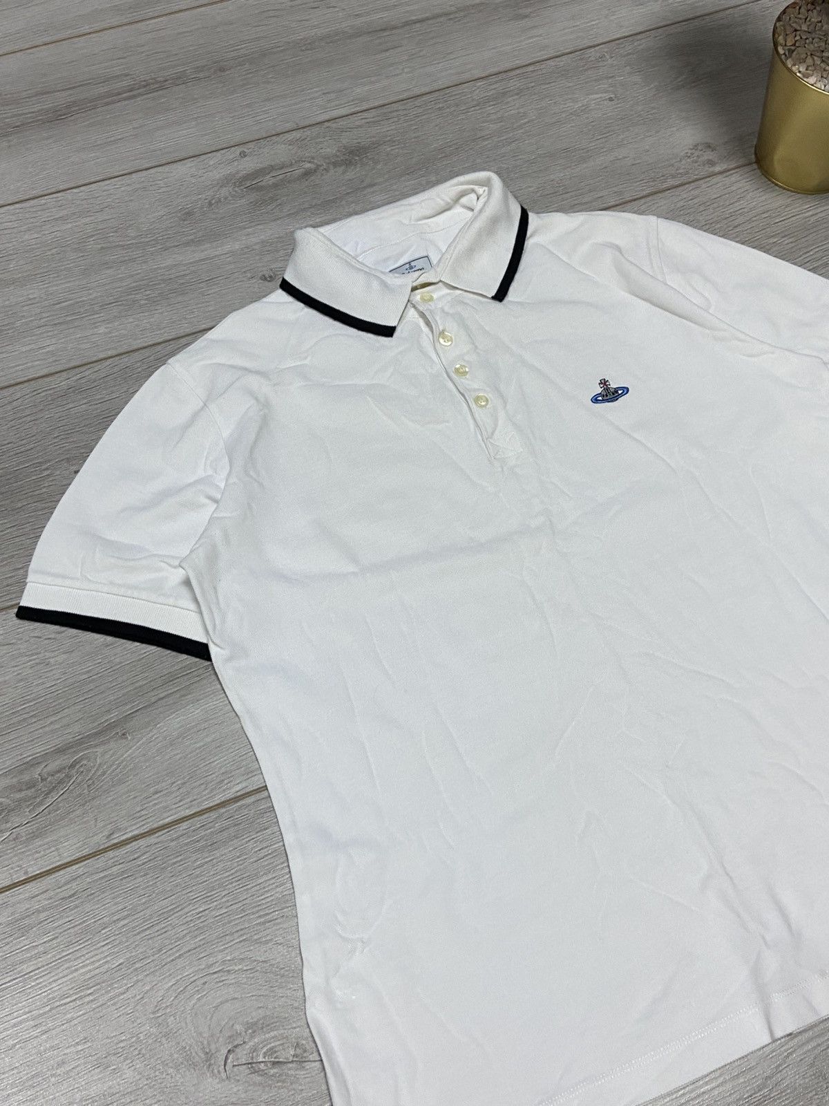 Vivienne Westwood Vivienne Westwood vintage small orb polo stripes Size US XXL / EU 58 / 5 - 3 Thumbnail