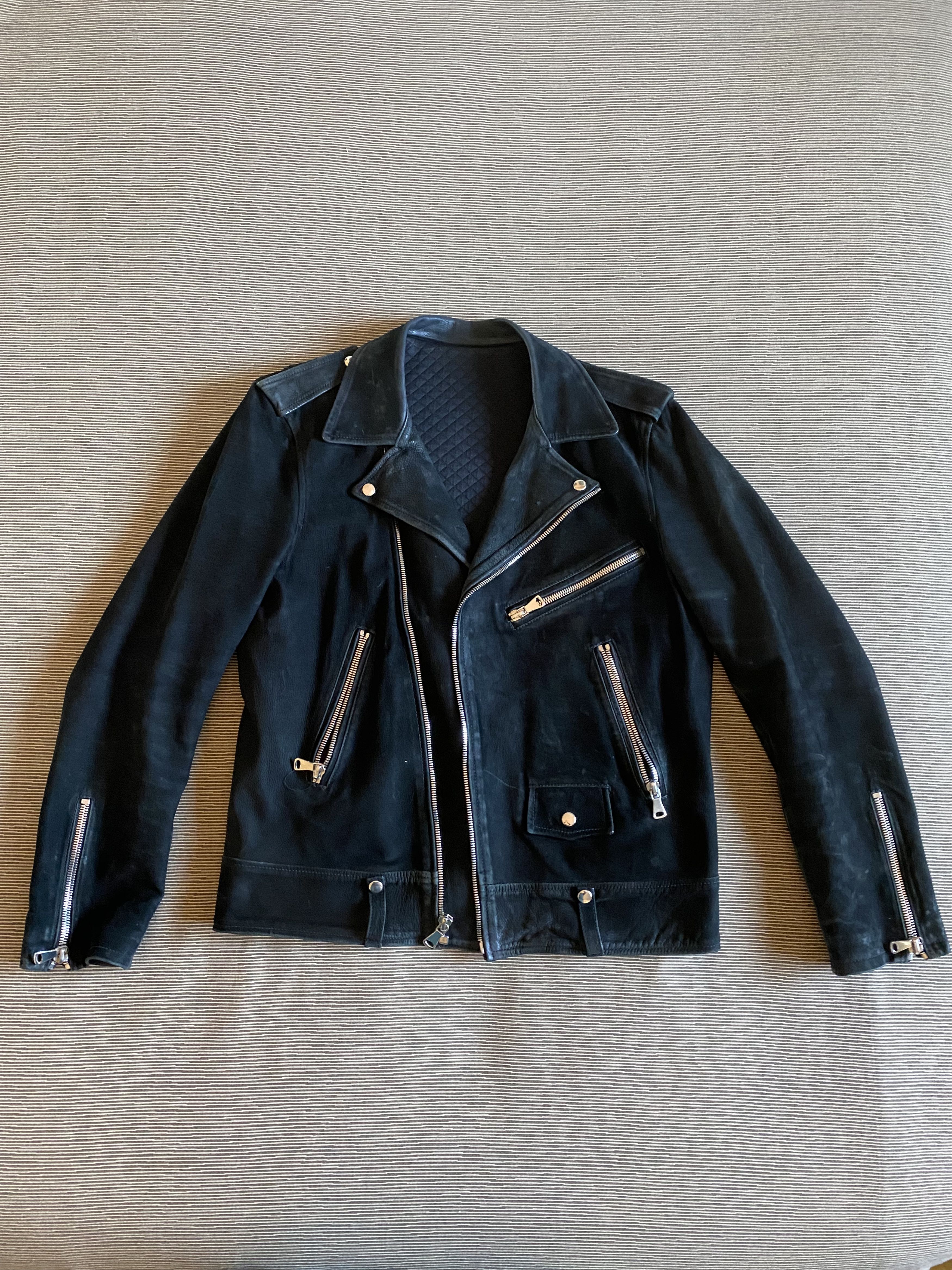 Other TALA Suede Moto Jacket – Made in USA – Black – Men’s L Size US L / EU 52-54 / 3 - 1 Thumbnail