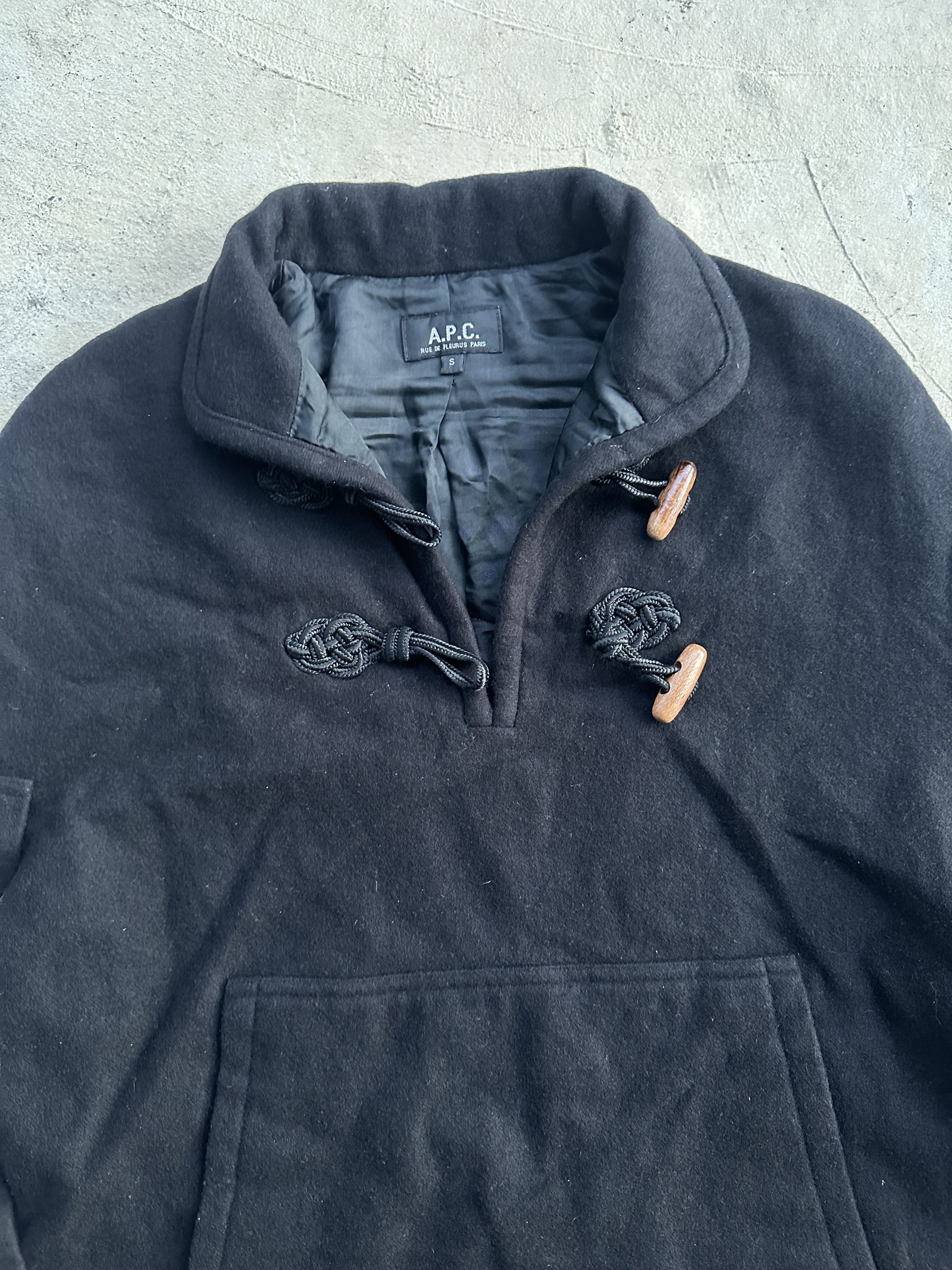 A.P.C. A.P.C Laine Wool LD 19 Poncho Toggle Capes Jacket Size US S / EU 44-46 / 1 - 6 Thumbnail