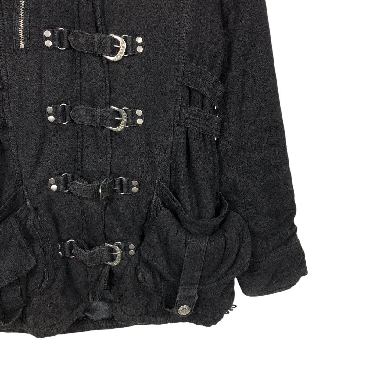 Hysteric Glamour 🔥BACKS BIKER JACKET CARGO BUTTON PUNK DESIGN Size US M / EU 48-50 / 2 - 7 Thumbnail