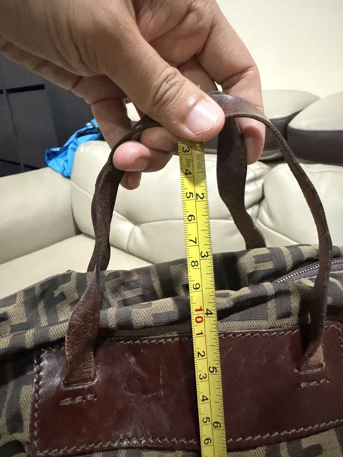Fendi Authentic Fendi Zucca Monogram Tote Bag Size ONE SIZE - 15 Thumbnail