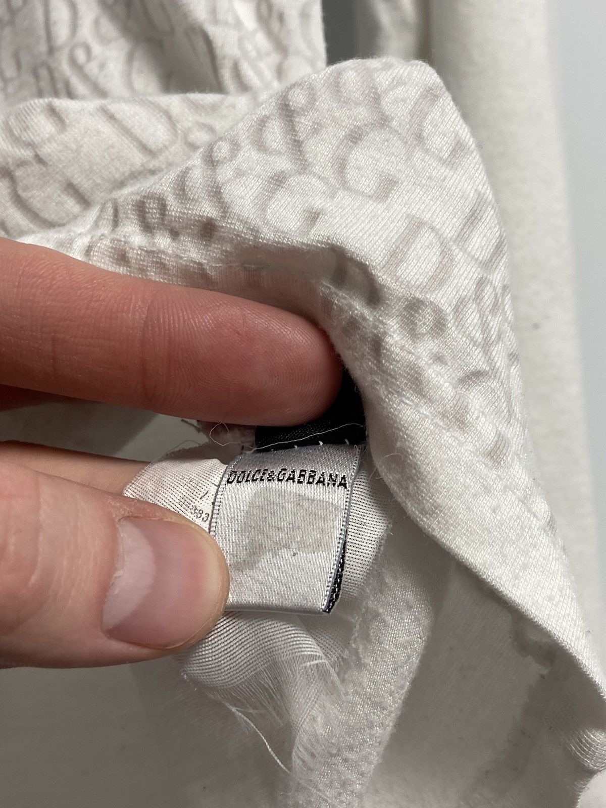 Dolce & Gabbana Dolce Gabbana Long Sleeve Monogram Size L / US 10 / IT 46 - 10 Thumbnail