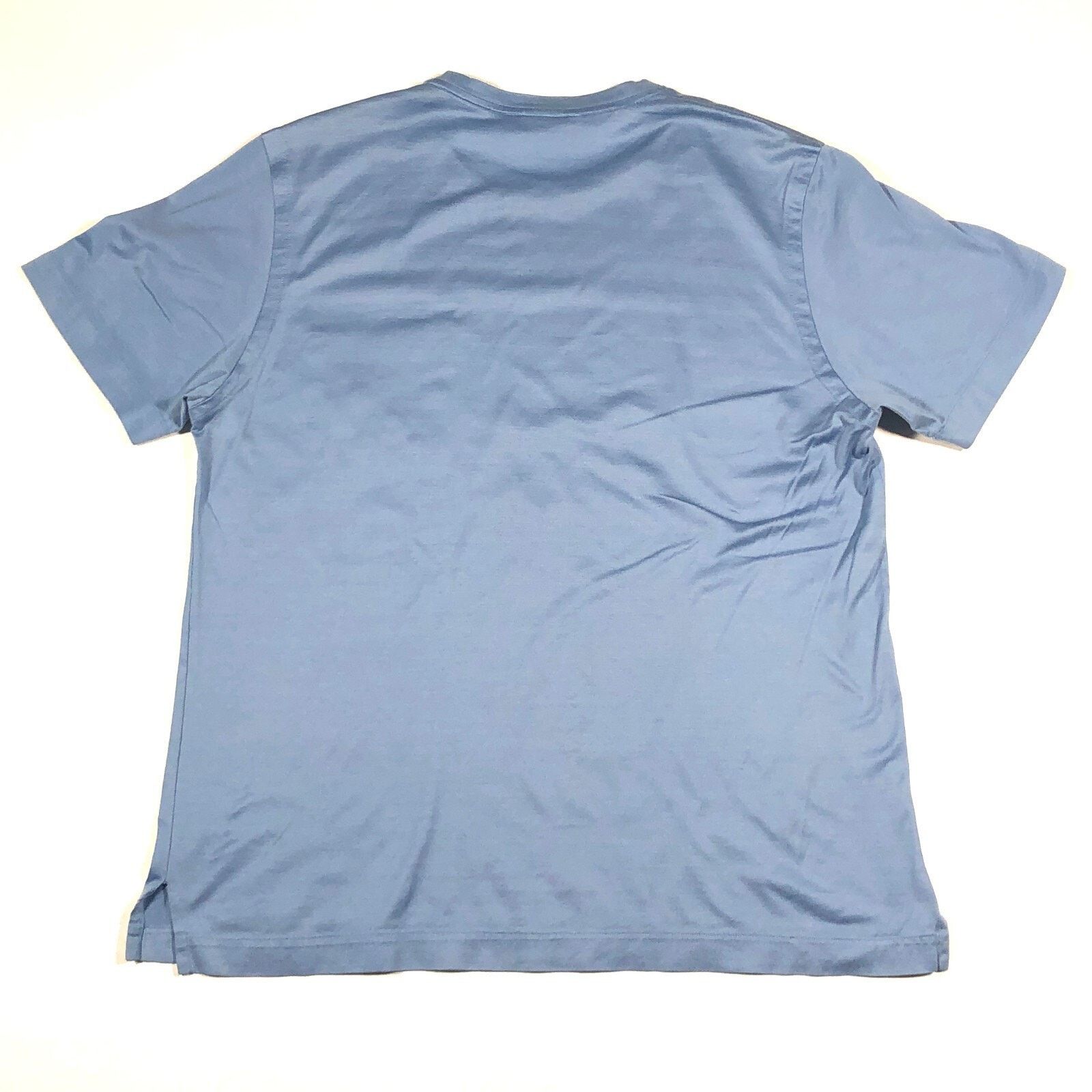 Brioni Brioni Light Blue Pocket Tee T Shirt Soft Cotton Size XL Size US XL / EU 56 / 4 - 5 Thumbnail