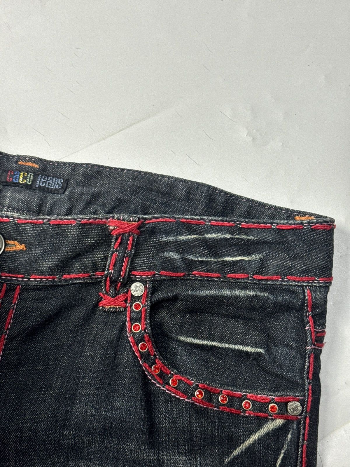 If Six Was Nine Japanese Denim Coco Jeans Styled Size US 30 / EU 46 - 8 Thumbnail