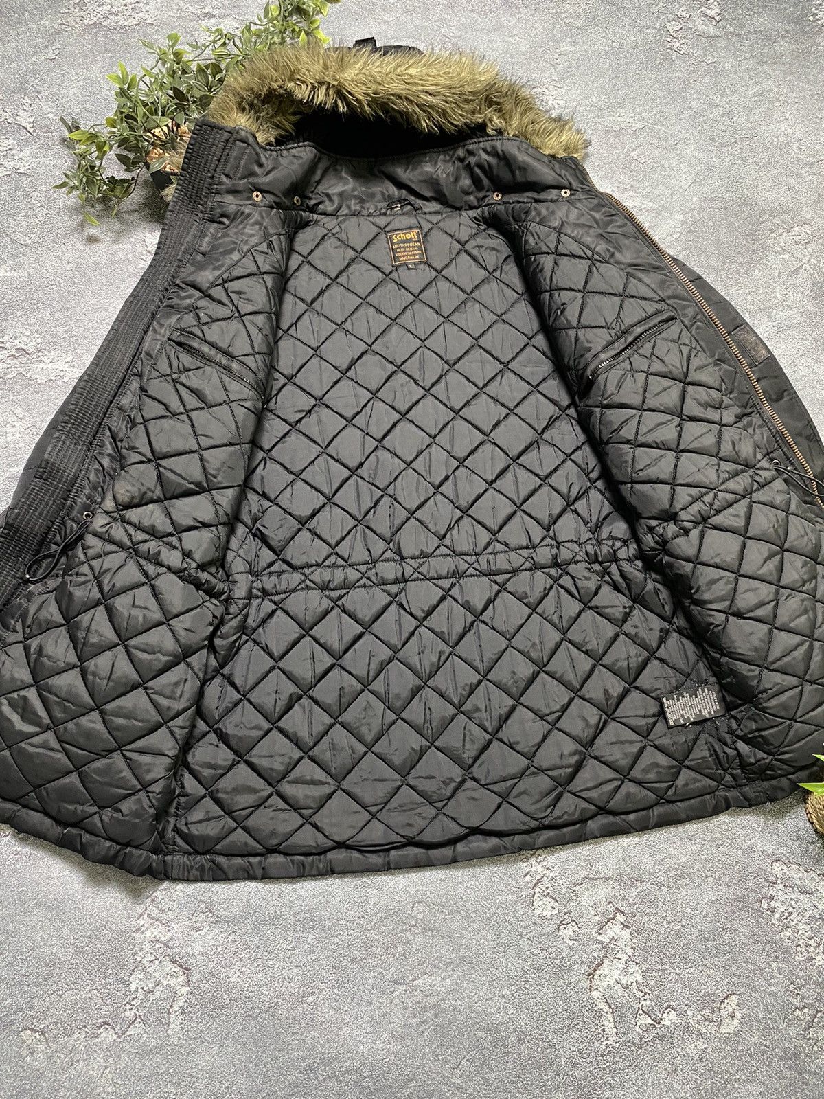 Schott × Vintage Schott parka jacket winter patch logo size L Size US L / EU 52-54 / 3 - 11 Thumbnail