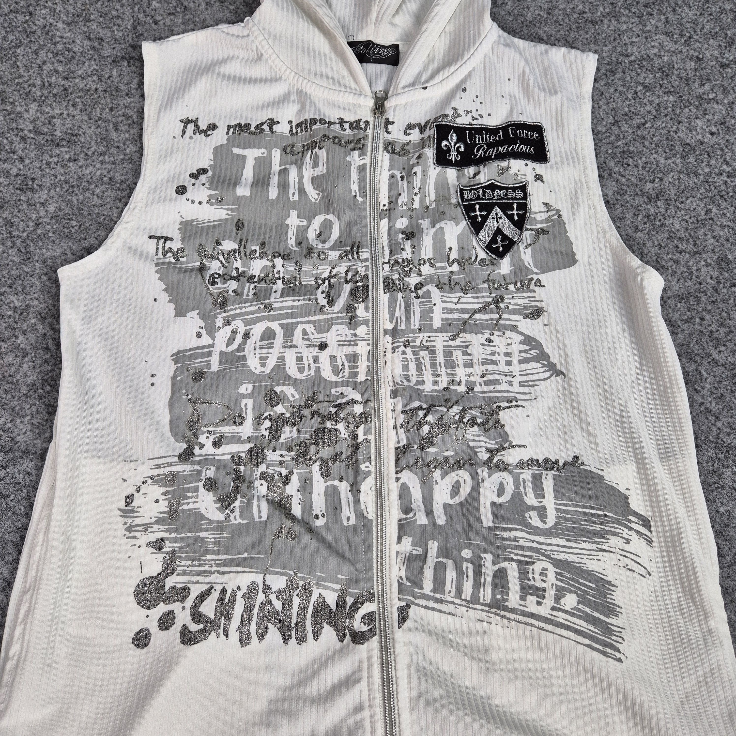 Japanese Brand Collins poem gothic sleveeless hodie Size US L / EU 52-54 / 3 - 3 Thumbnail