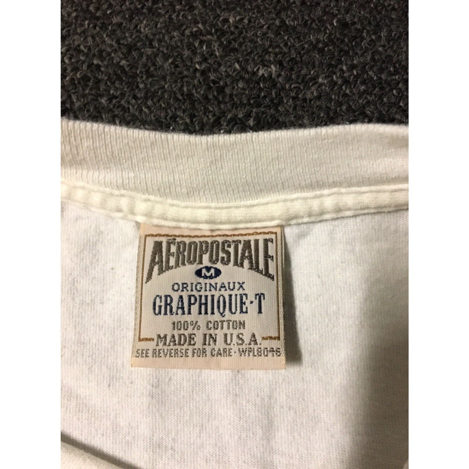 Aeropostale VINTAGE Aeropostale Spellout Shirt M USA White 90s T-Shirt Men Short Sleeve Crew Neck Size US M / EU 48-50 / 2 - 4 Thumbnail