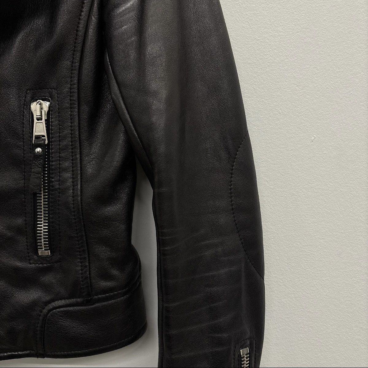 Balenciaga FW12 Balenciaga By Nicholas Ghesquiere Leather Moto Jacket Size XS / US 0-2 / IT 36-38 - 10 Thumbnail