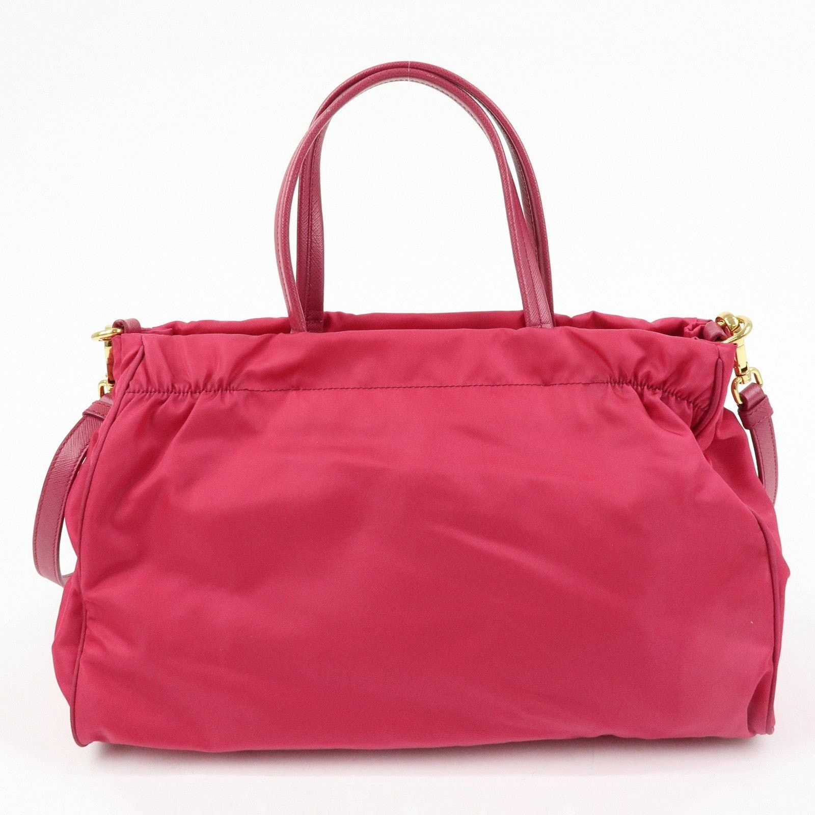 Prada Prada Tessuto Nylon Shoulder Bag Pink Size ONE SIZE - 2 Thumbnail