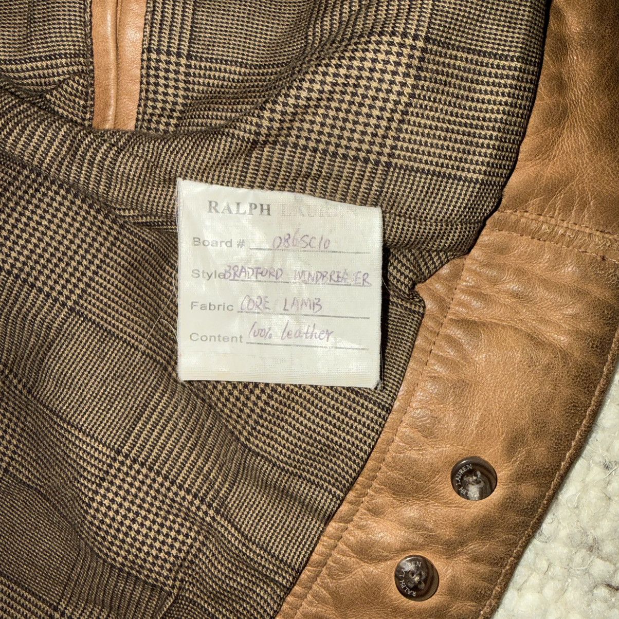 Polo Ralph Lauren Nr. 5/5 ultra rare Polo Ralph Lauren „Bradford“ Lederjacke Size US M / EU 48-50 / 2 - 11 Thumbnail