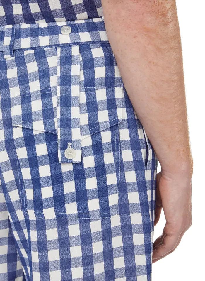 Jacquemus o1mle1124 Gelati Shorts in Blue/White Size US 30 / EU 46 - 6 Thumbnail