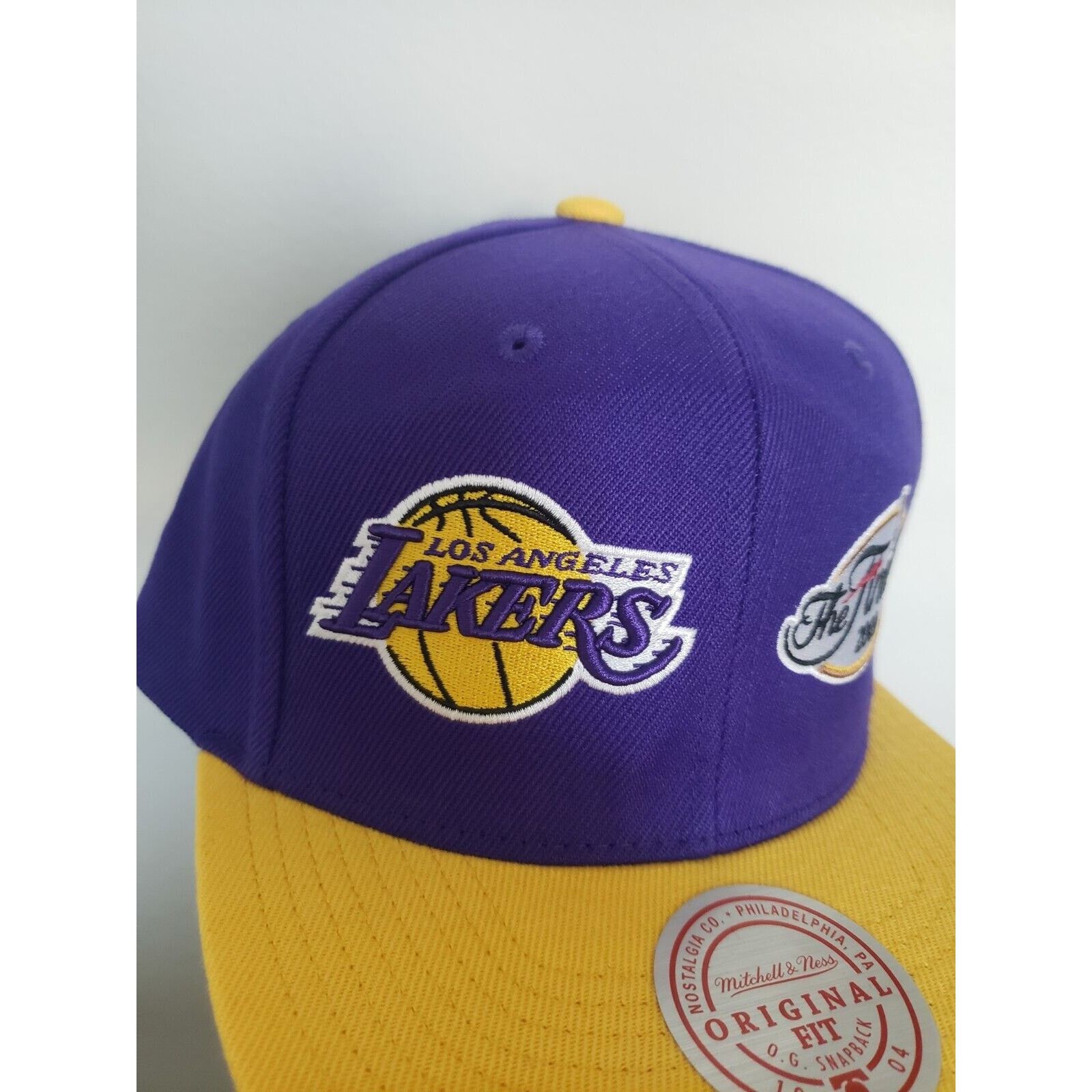 Mitchell & Ness Los Angeles Lakers Hat 2009 NBA Finals Purple Mitchell Ness Size ONE SIZE - 3 Thumbnail