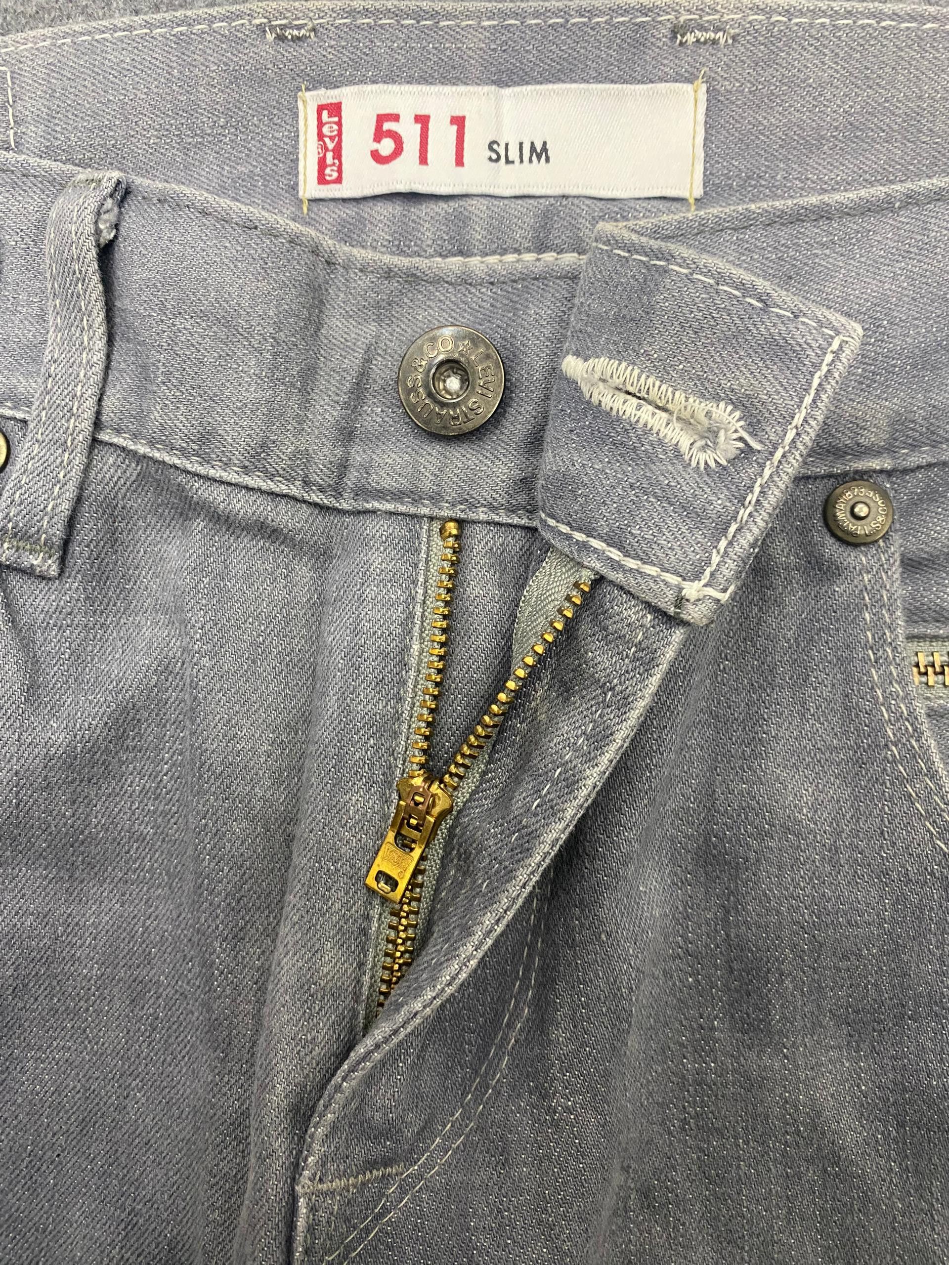 Levi's 💥Best Offer💥Vintage Levis 511 Slim Distressed Denim Size US 32 / EU 48 - 11 Thumbnail