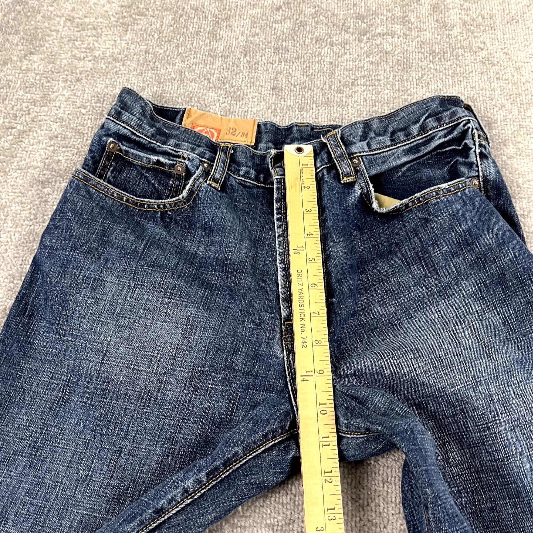 Gap GAP Jeans Mens 30 x 32 Straight Blue Denim 90s Y2K Skater East Fit 5-Pocket Regular Rise Mid Jeans Mens Blue Size US 30 / EU 46 - 7 Thumbnail
