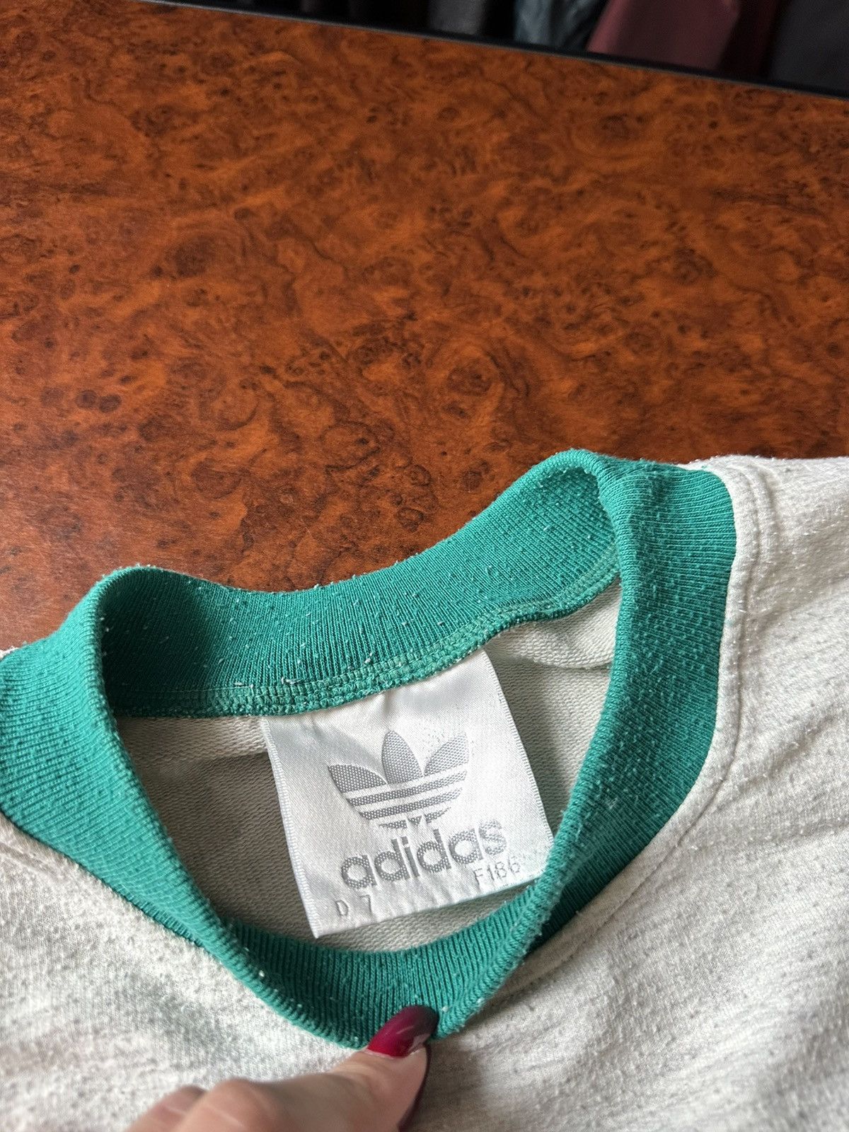 Adidas × Vintage 90s BOXY SWEATSHIRT ADIDAS BAGGY RUN TOUR OLYMPIC Size US L / EU 52-54 / 3 - 4 Thumbnail