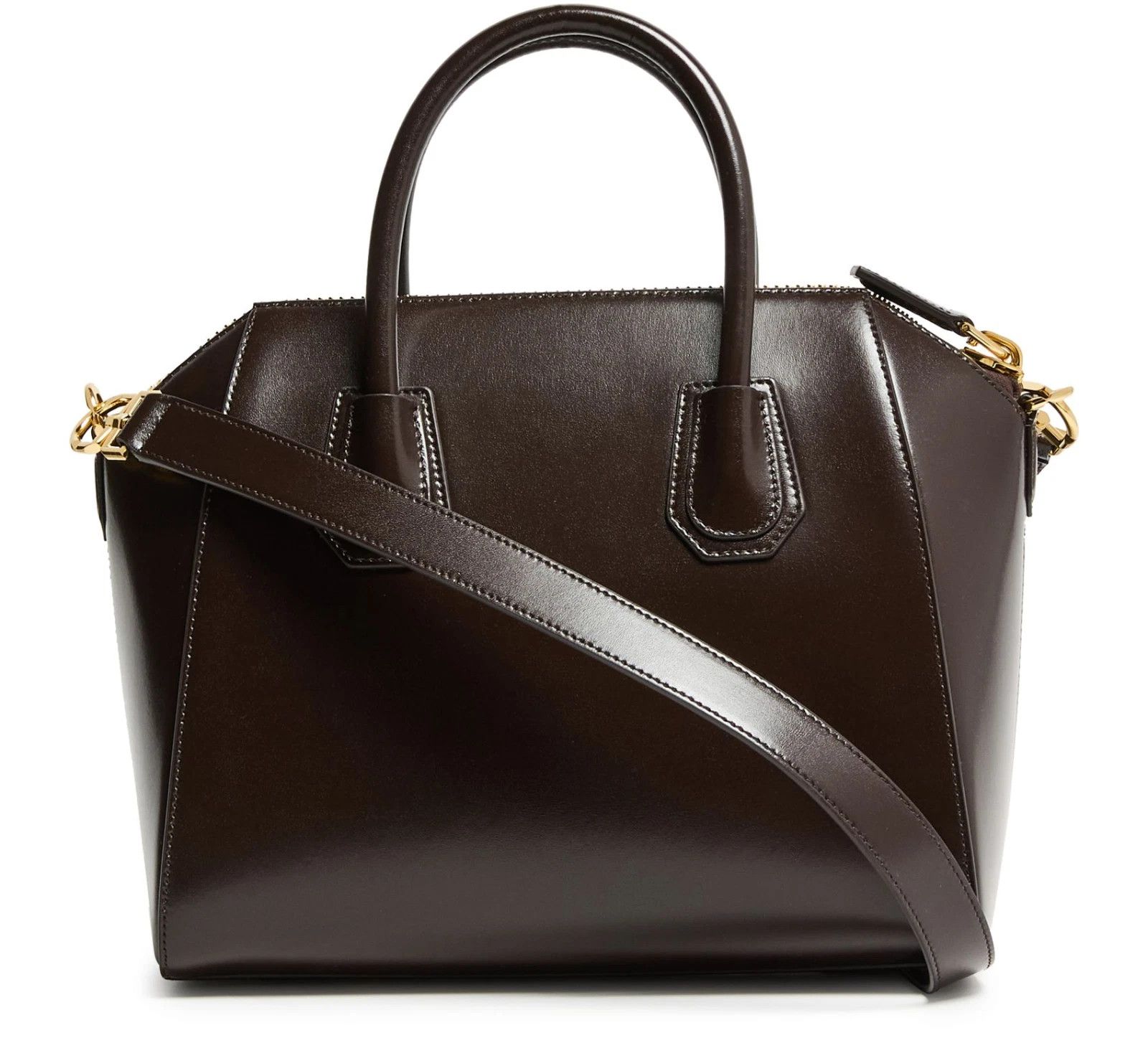 Givenchy GIVENCHY Antigona Small Chocolate Leather Bag New Auth Size ONE SIZE - 3 Thumbnail